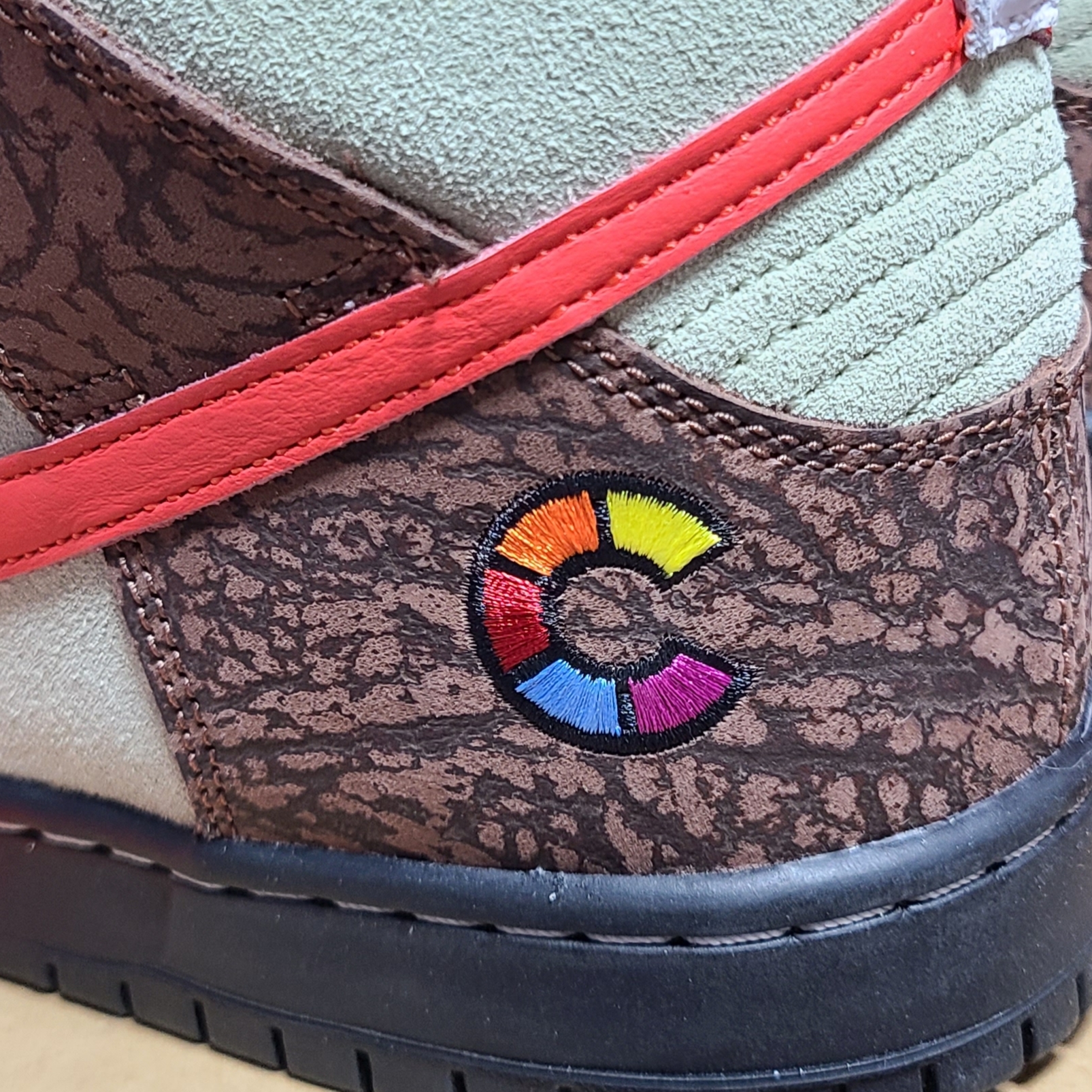 Nike x Color Skates SB Dunk High Pro Kebab and Destroy 착용 스타일 - 4
