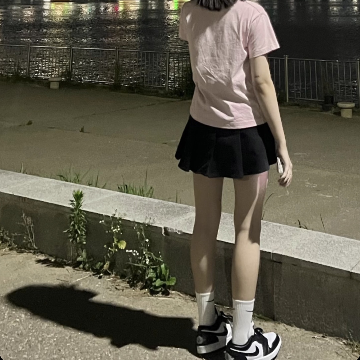(W) Jordan 1 Low Black and White 착용 스타일