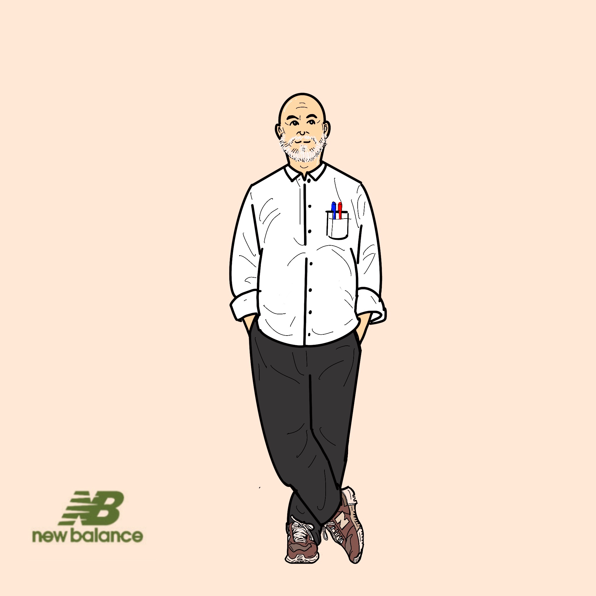 New Balance x JJJJound 991 Made in UK Grey 착용 스타일