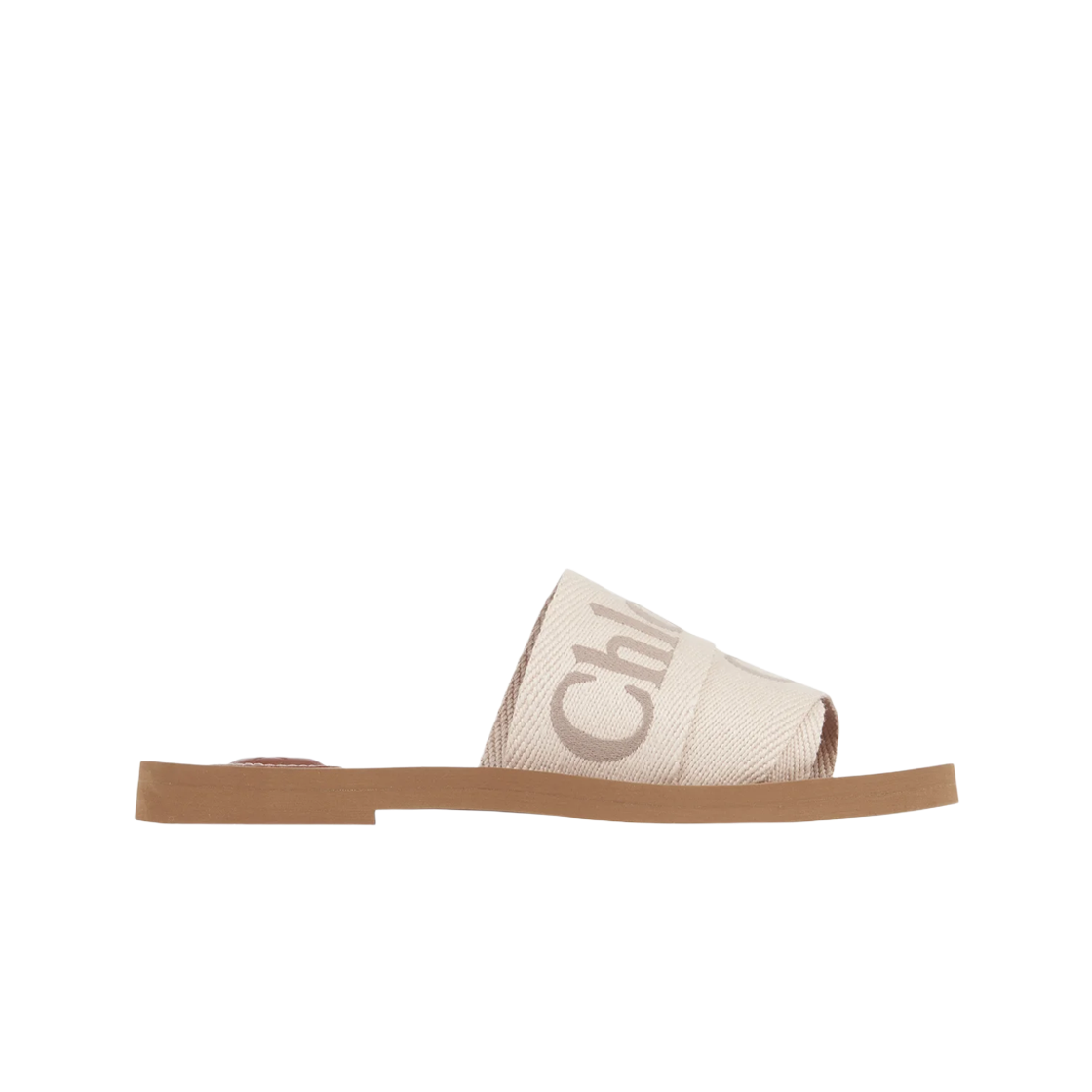 (W) 끌로에 우디 플랫 뮬 블러쉬 베이지((W) Chloe Woody Flat Mule Blushy Beige)