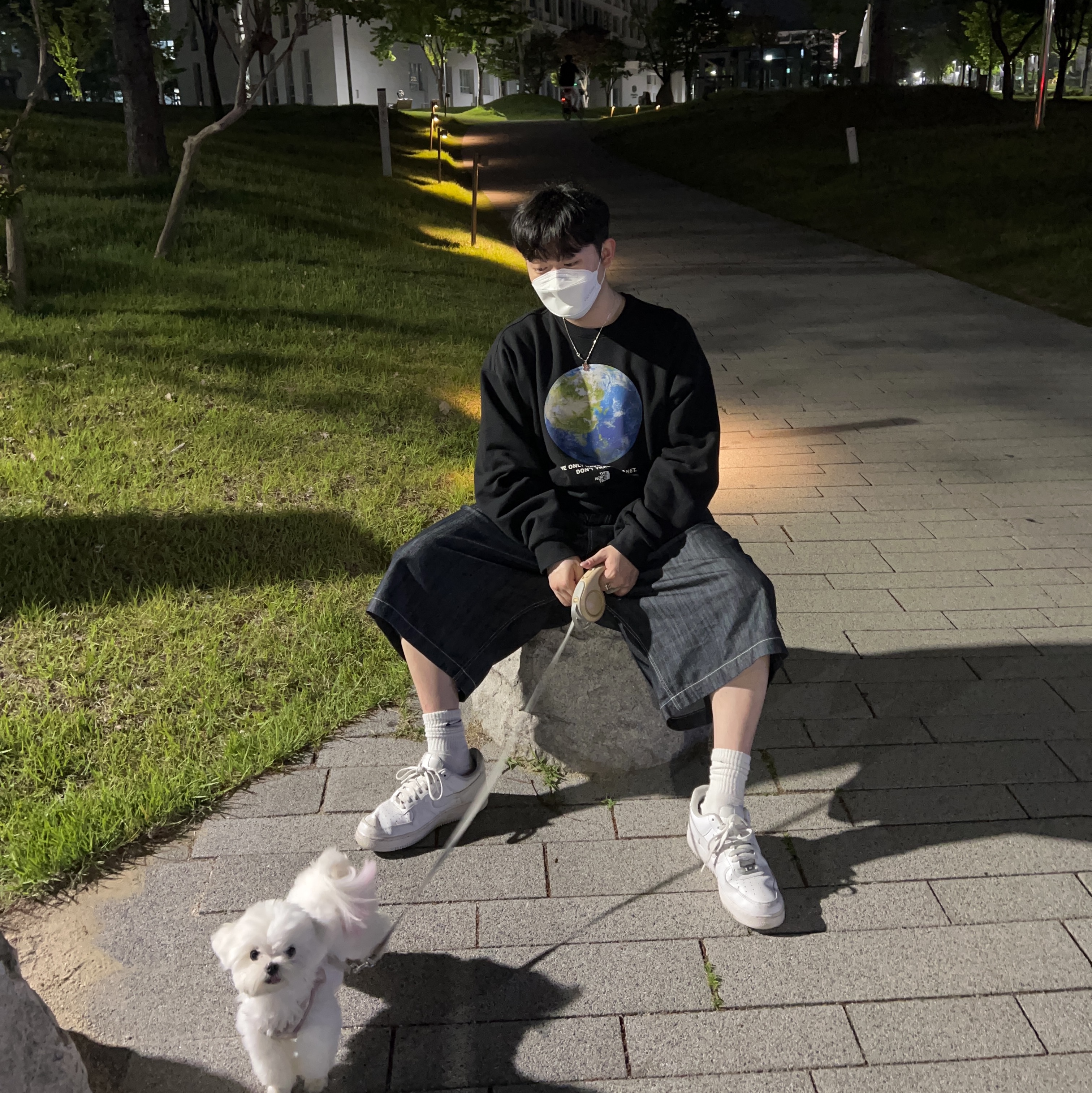 Nike Air Force 1 '07 Low White 착용 스타일