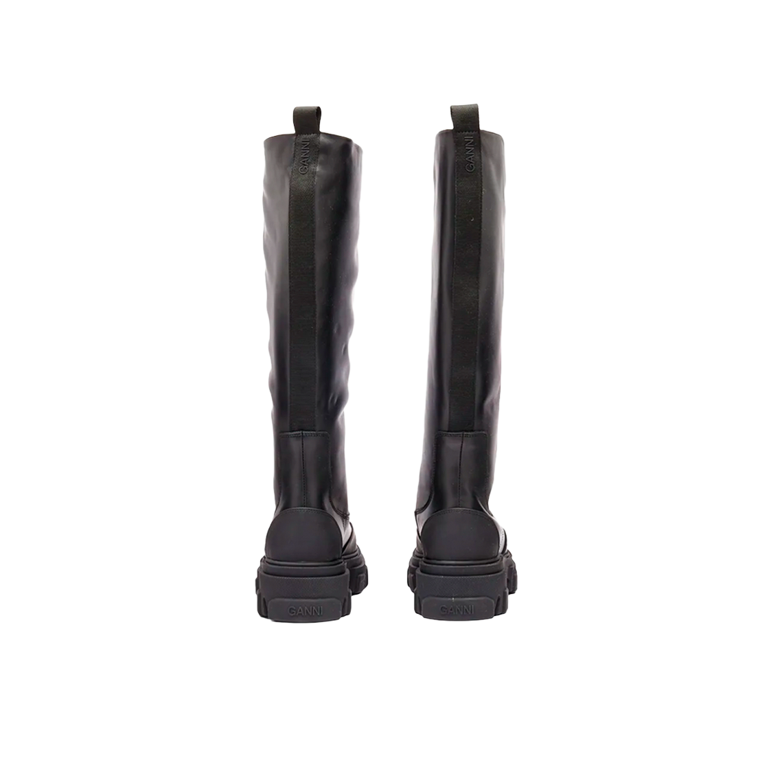 가니 하이 튜블러 부츠 블랙(Ganni High Tubular Boots Black) - 2