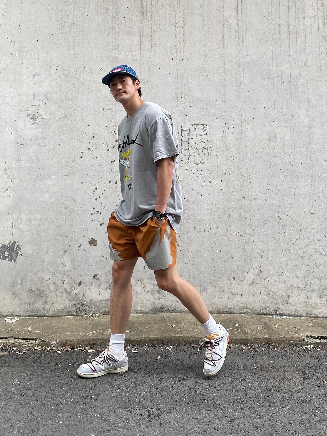 Nike x Off-White Dunk Low The 50 - Lot 46 착용 스타일 - 3
