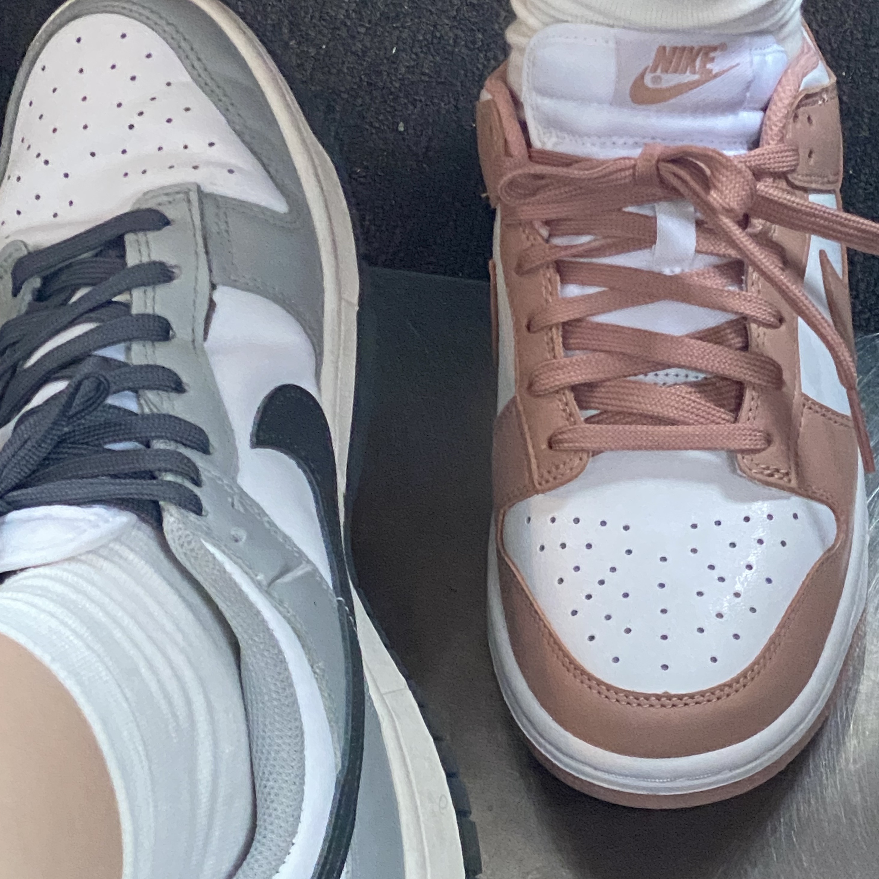 (W) Nike Dunk Low Rose Whisper 착용 스타일 - 2