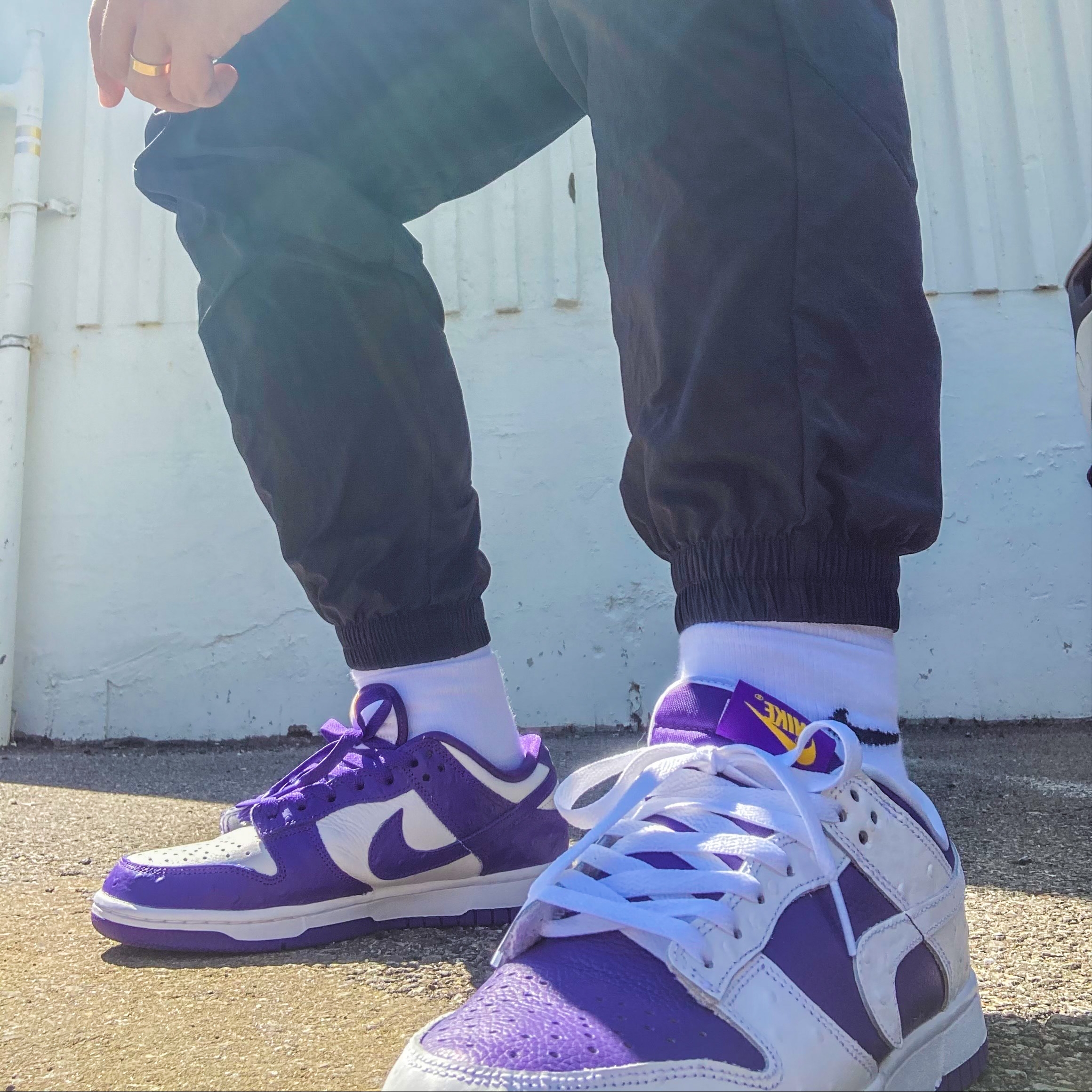 (W) Nike Dunk Low SE Flip 착용 스타일 - 2