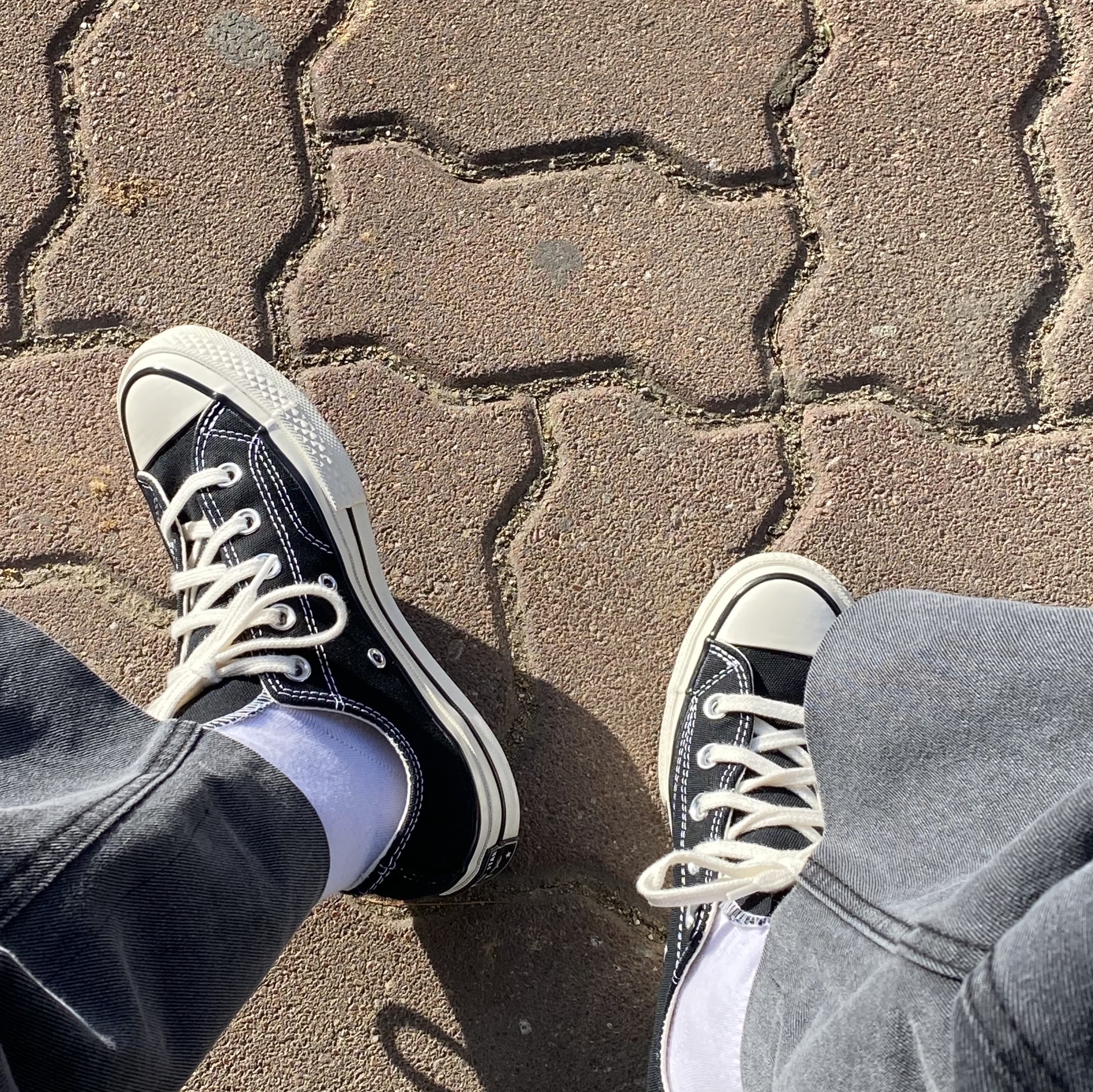 Converse Chuck 70 Ox Black - Standard 착용 스타일
