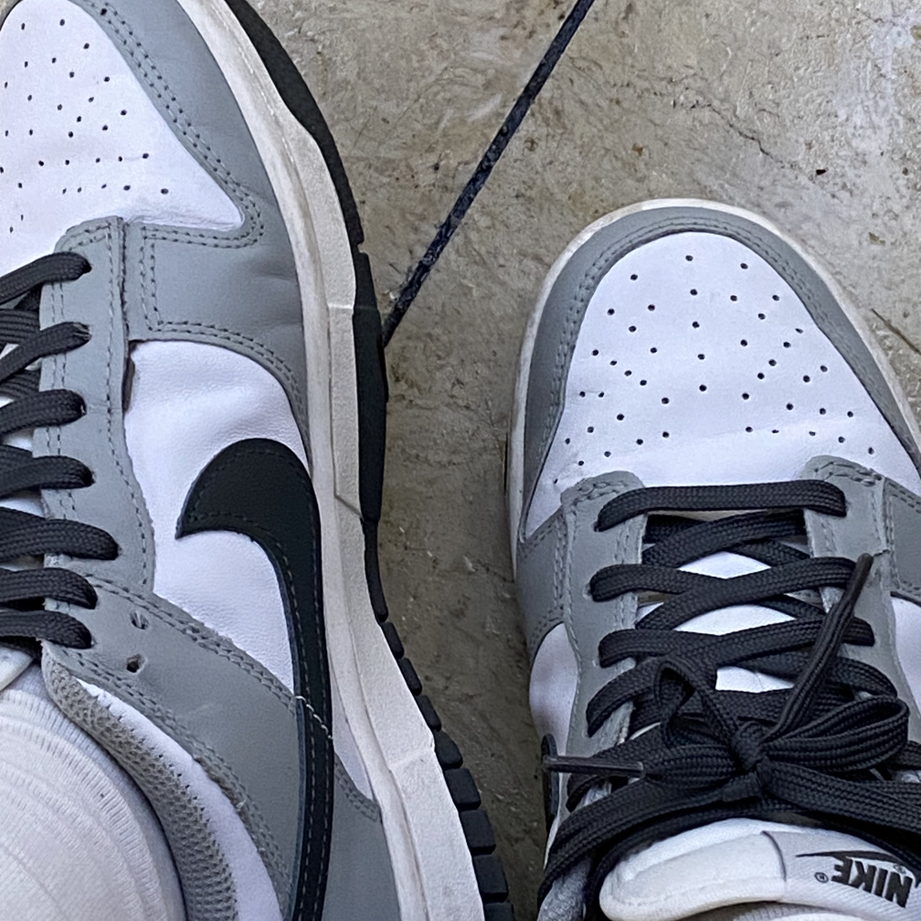 (W) Nike Dunk Low Light Smoke Grey 착용 스타일