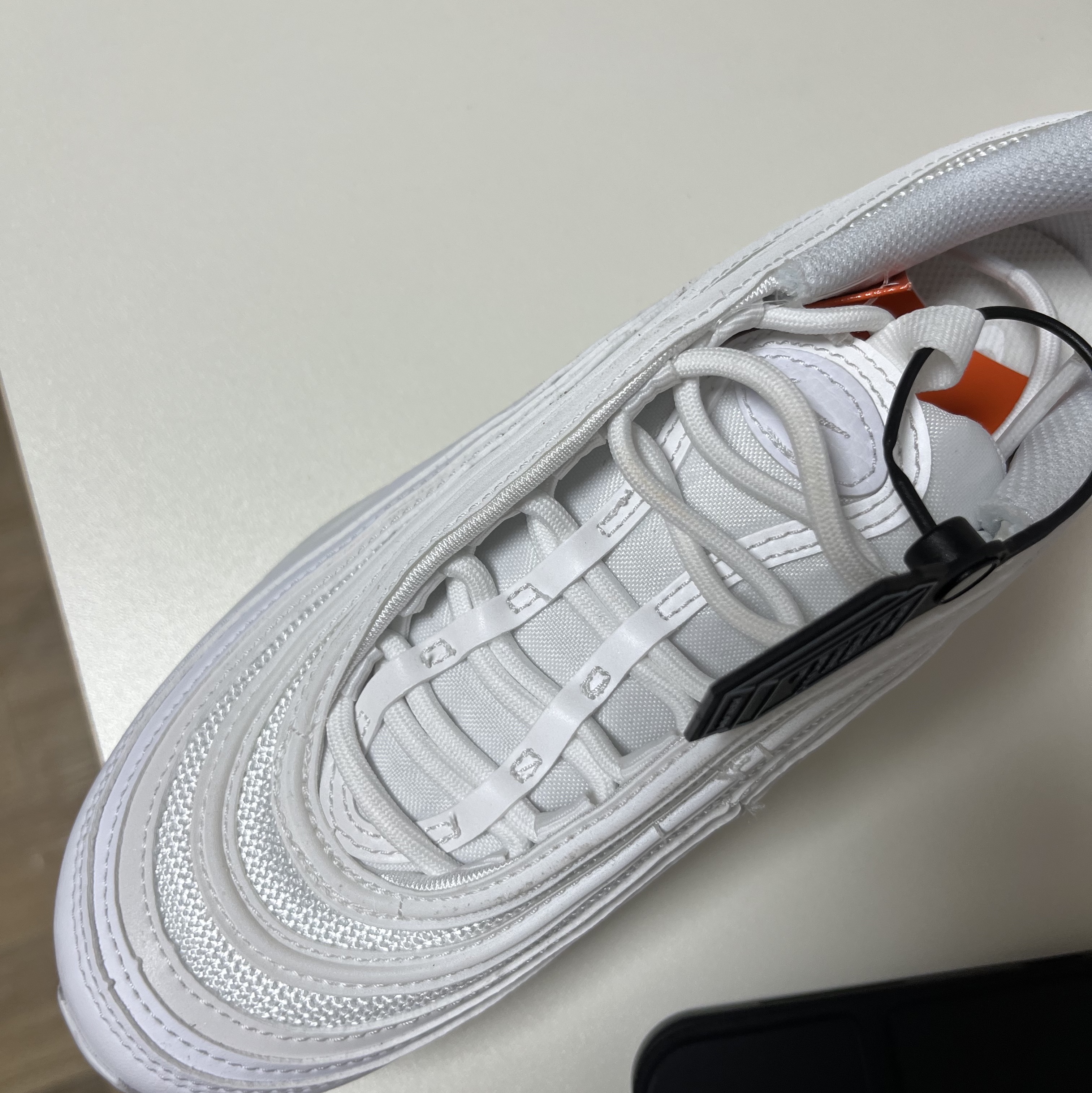 (W) Nike Air Max 97 Next Nature White 착용 스타일