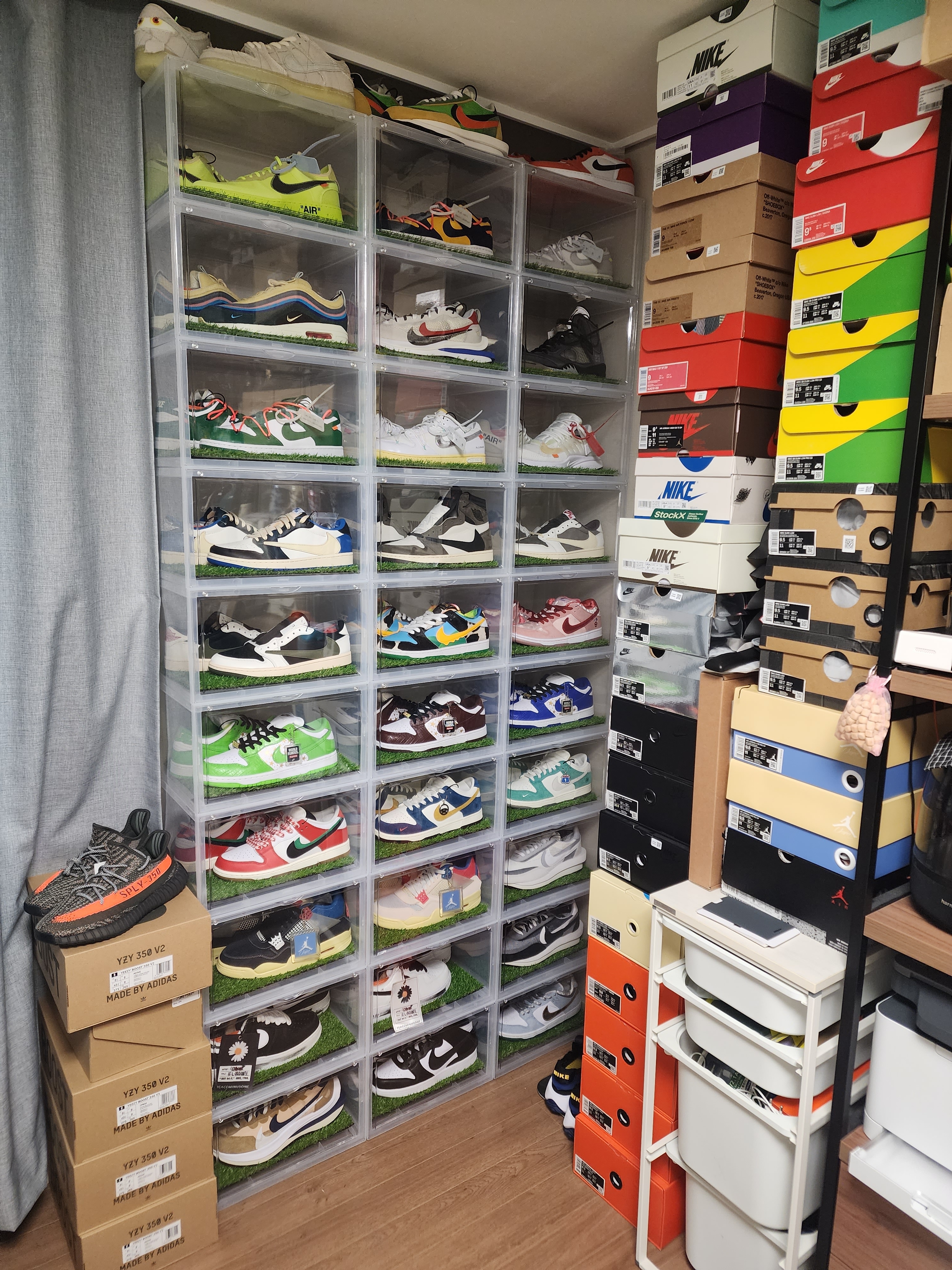 Jordan 1 x Travis Scott x Fragment Retro Low OG SP Military Blue, (W) Jordan 1 x Travis Scott Retro Low OG SP Medium Olive 착용 스타일