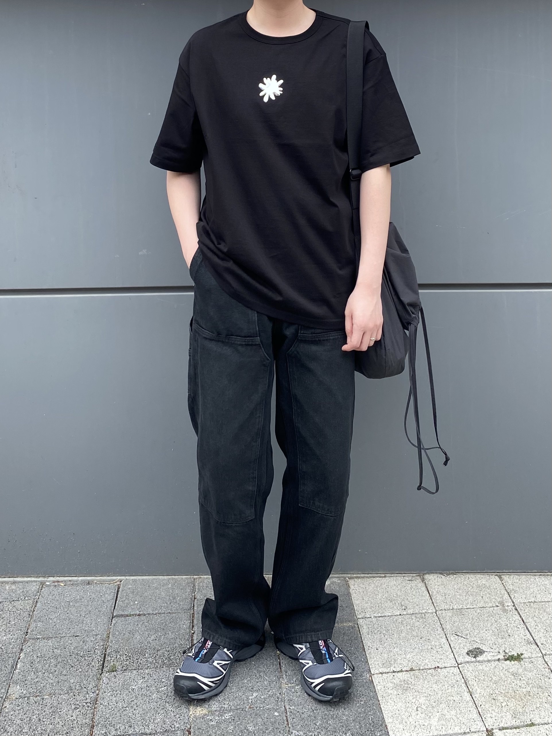 Salomon XT-6 Gore-Tex Black Ebony 착용 스타일