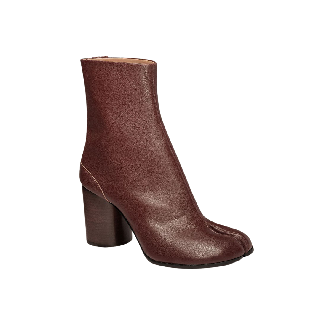 (W) 메종 마르지엘라 타비 앵클 부츠 다크 브라운((W) Maison Margiela Tabi Ankle Boots Dark Brown) - 1