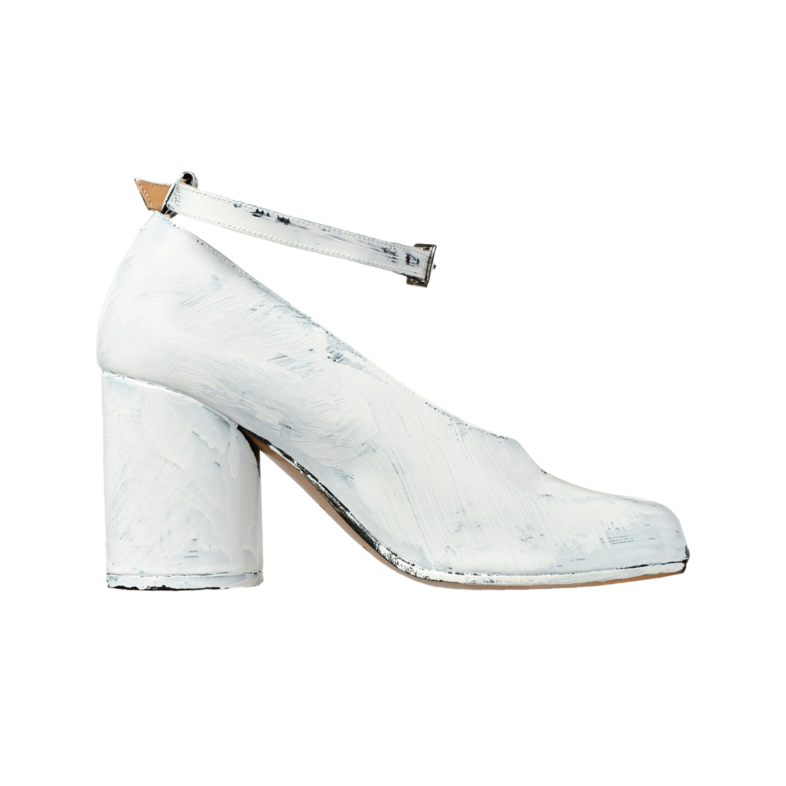 (W) 메종 마르지엘라 타비 비앙케토 힐스 블랙((W) Maison Margiela Tabi Bianchetto Heels Black) - 1