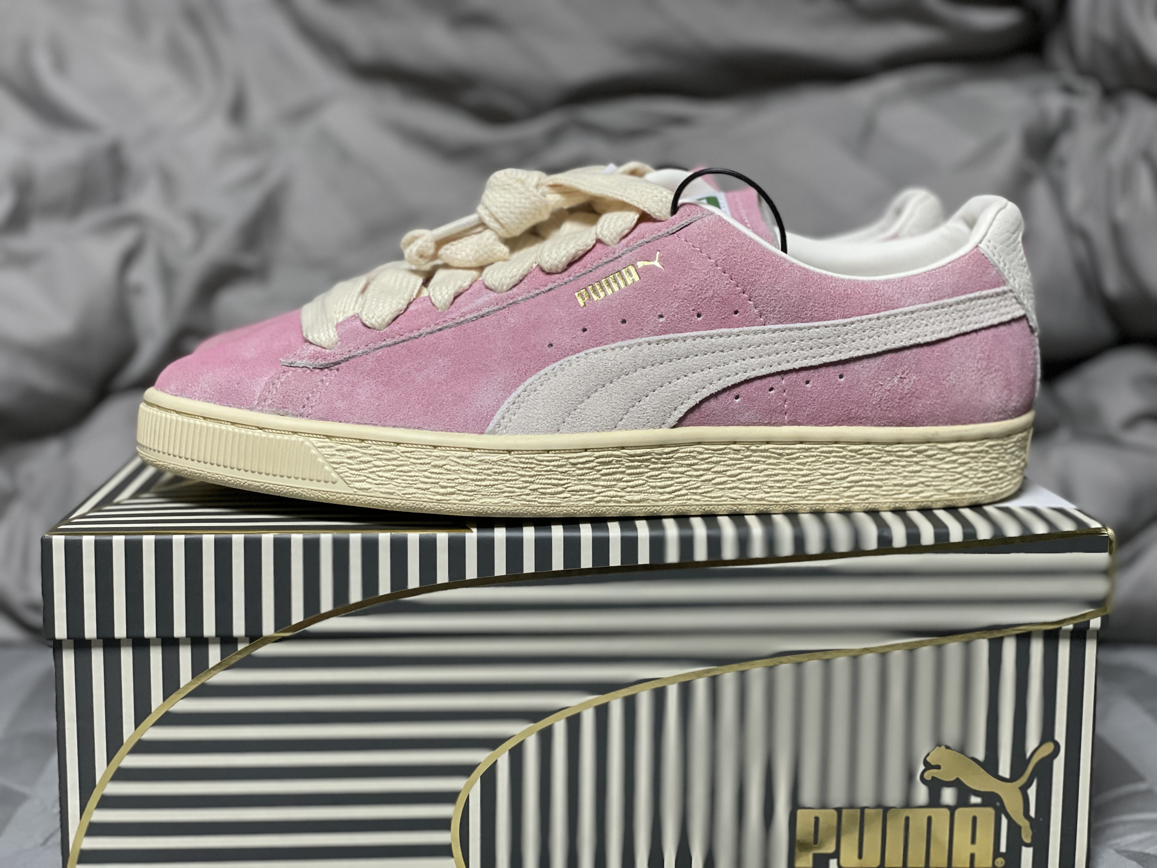 Puma x Rhuigi Suede B-boy American Beauty 착용 스타일 - 2