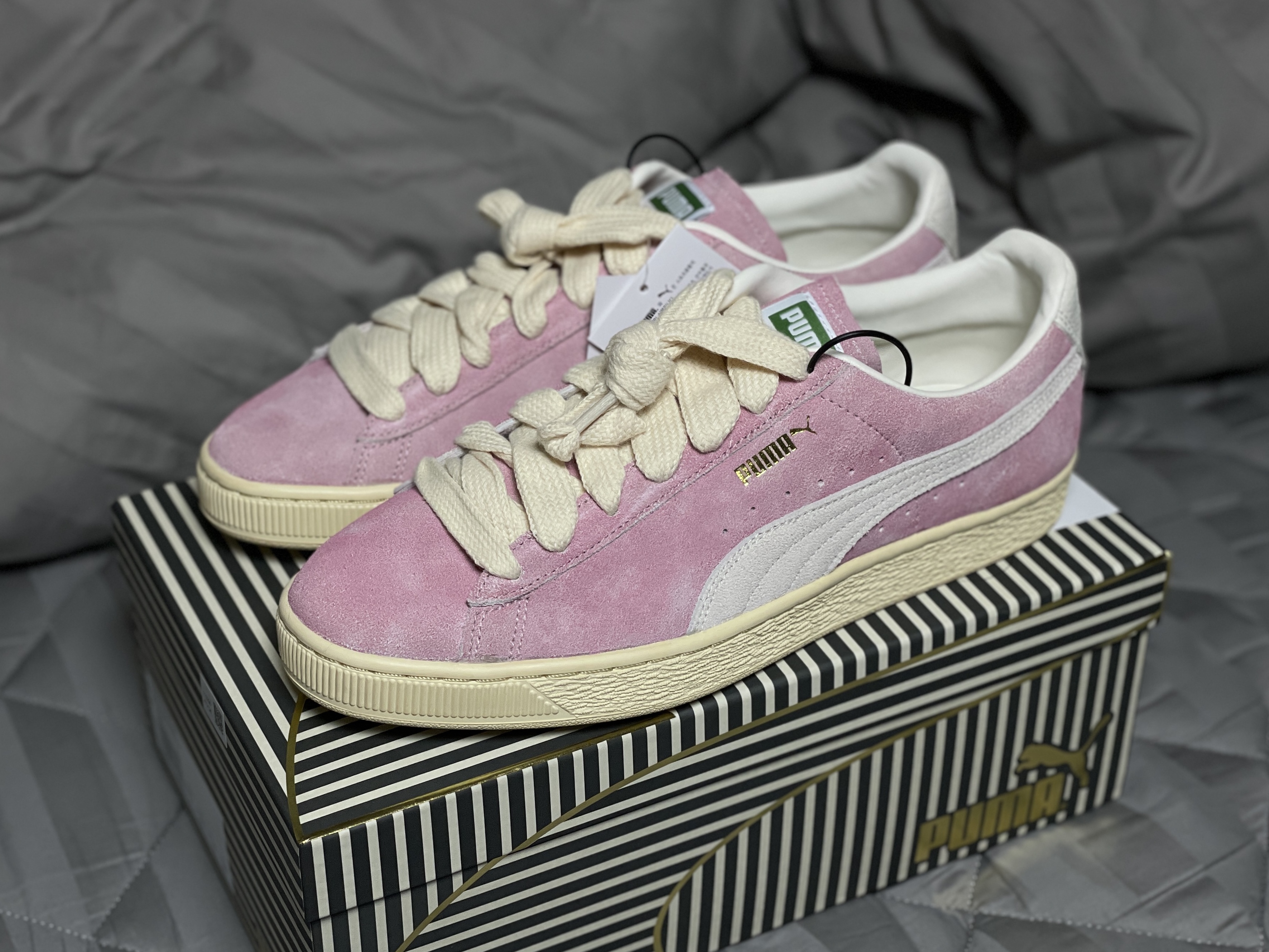 Puma x Rhuigi Suede B-boy American Beauty 착용 스타일 - 1