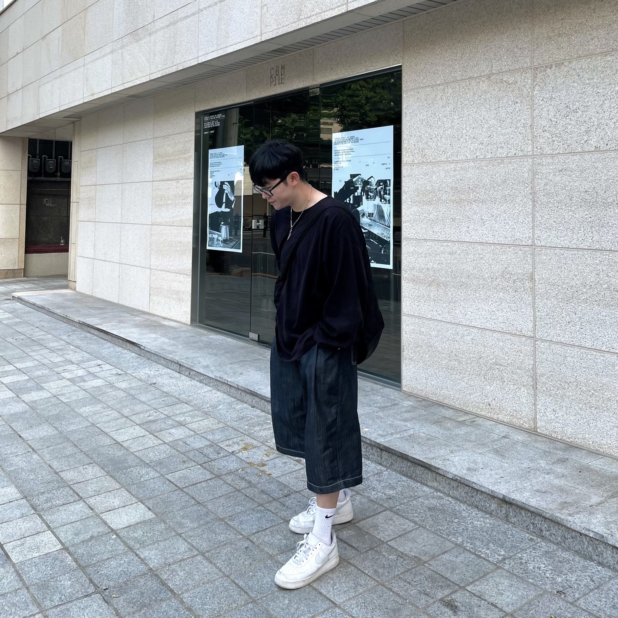 Nike Air Force 1 '07 Low White 착용 스타일