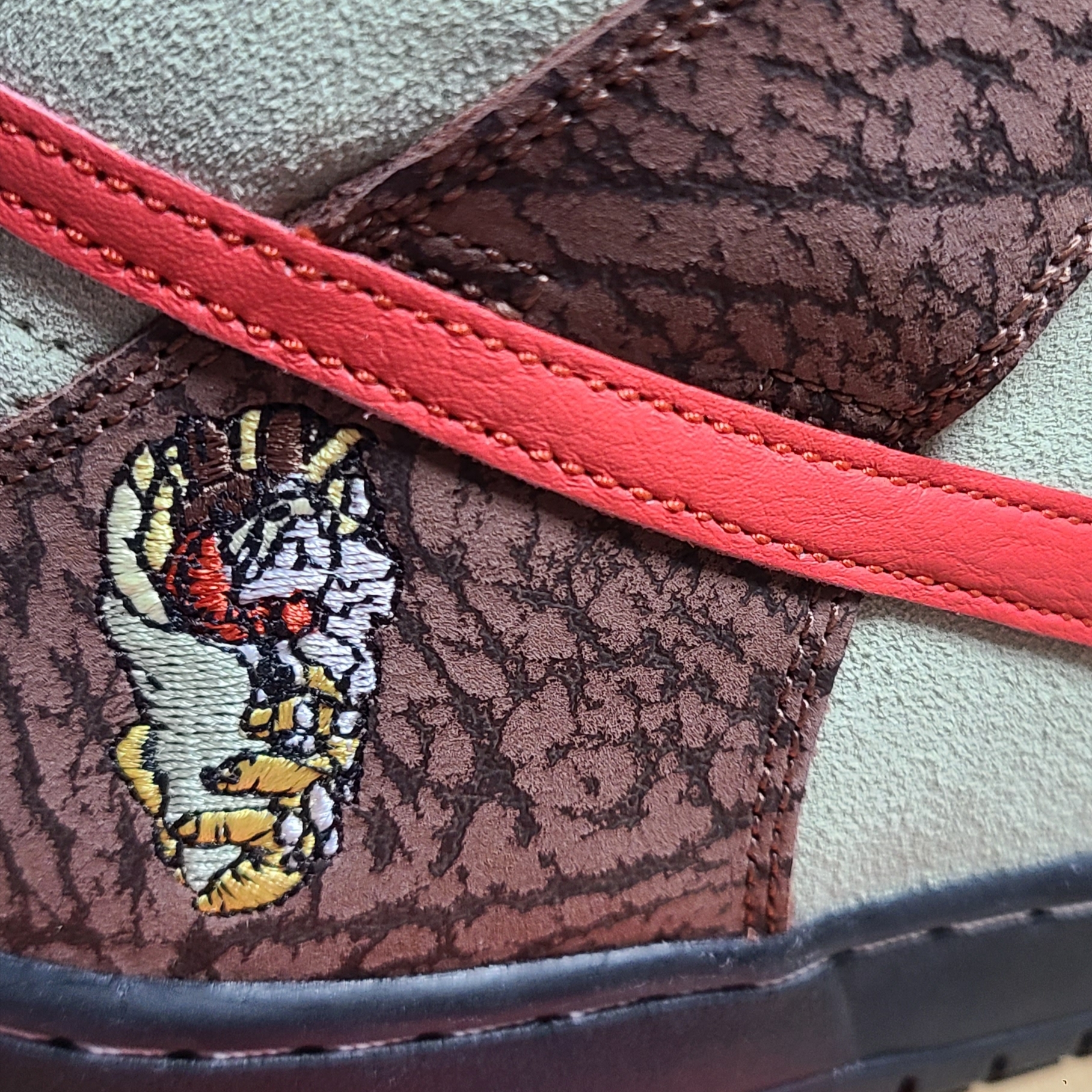 Nike x Color Skates SB Dunk High Pro Kebab and Destroy 착용 스타일 - 2