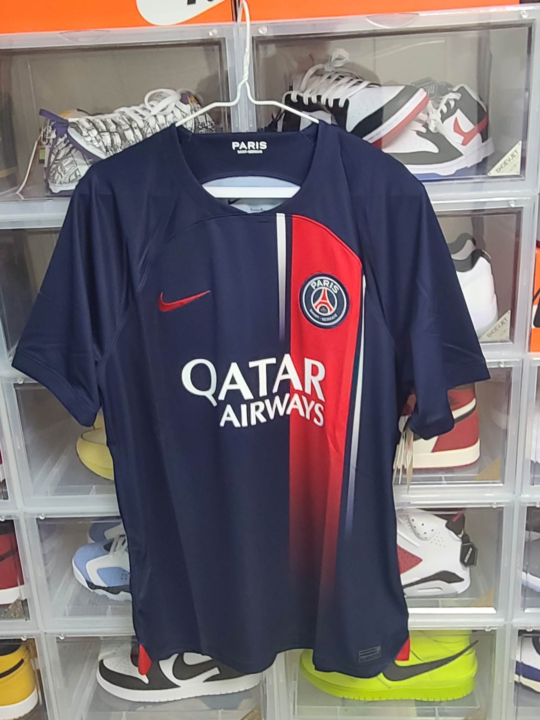 Nike Paris Saint-Germain 2023/24 Dri-Fit Stadium Home Jersey Midnight Navy (Non Marking Ver.) 착용 스타일