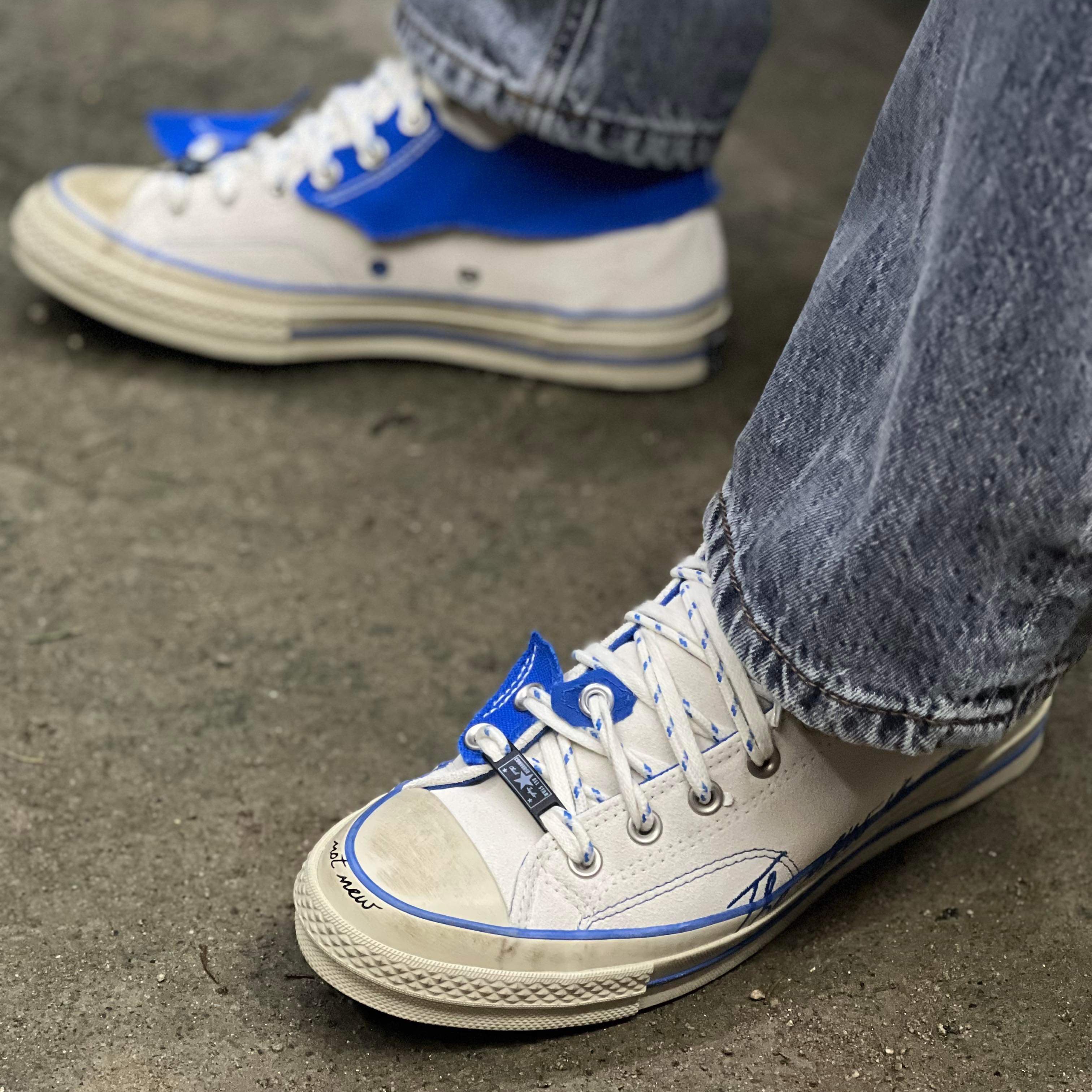Converse x Ader Error Chuck 70 High White 착용 스타일 - 1