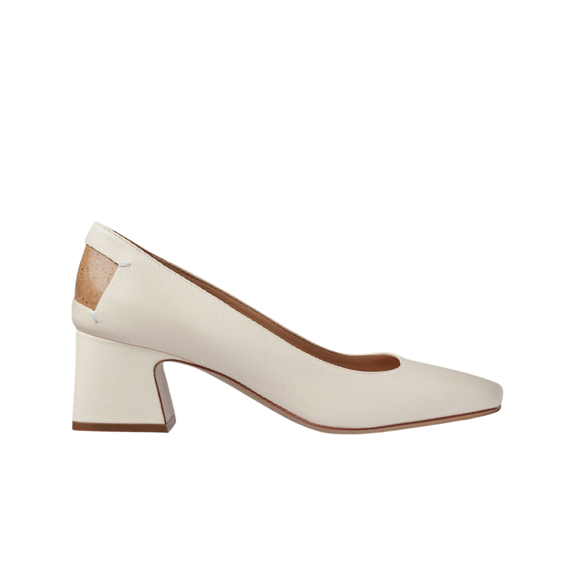 (W) 메종 마르지엘라 타비 메리 제인 화이트((W) Maison Margiela Tabi Mary Janes White) - 1