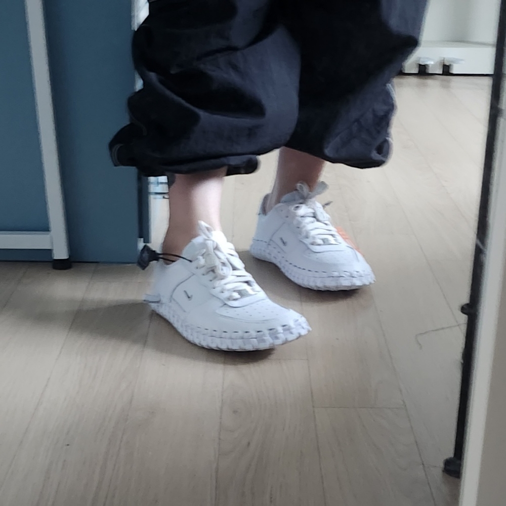 Nike x Jacquemus J Force 1 Low LX SP White 착용 스타일