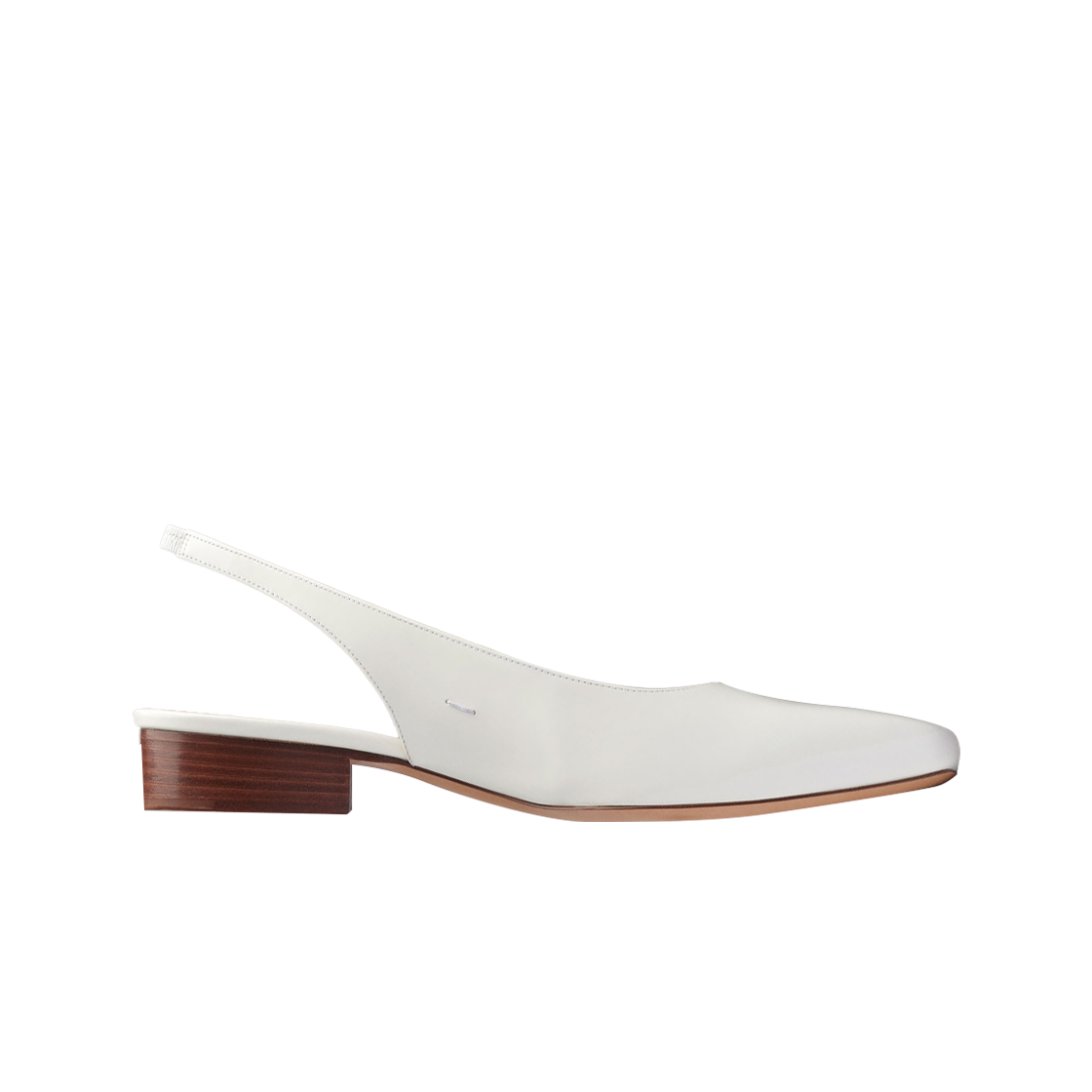 (W) 메종 마르지엘라 바브 슬링백 윈터 화이트((W) Maison Margiela Barbs Slingback Winter White) - 1
