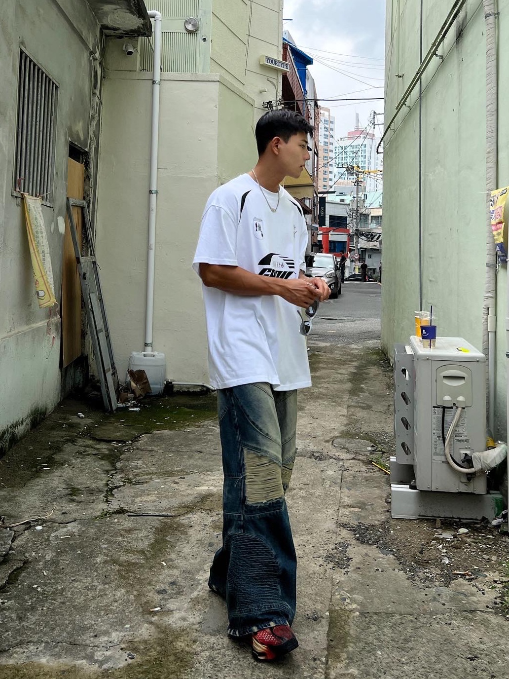 Nike x Matthew M Williams Zoom 004 Rust Factor 착용 스타일 - 2
