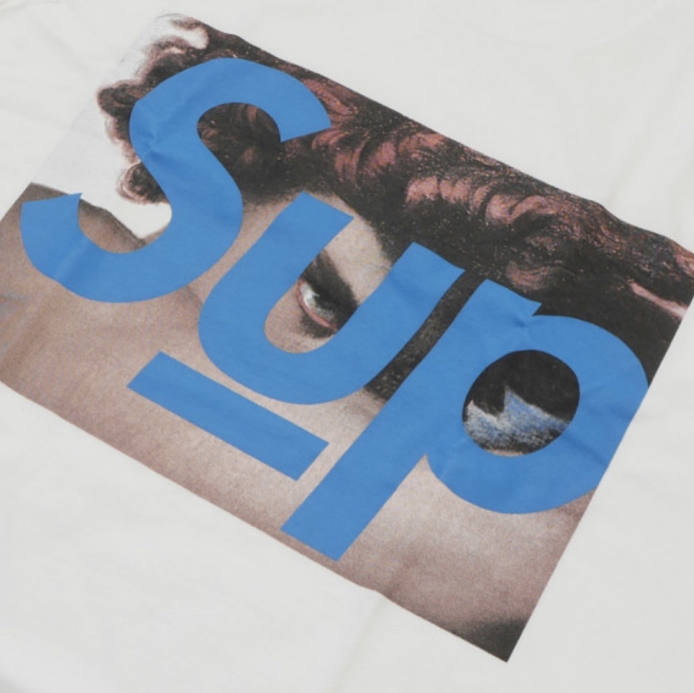Supreme x Undercover Face T-Shirt White - 23SS 착용 스타일 - 2