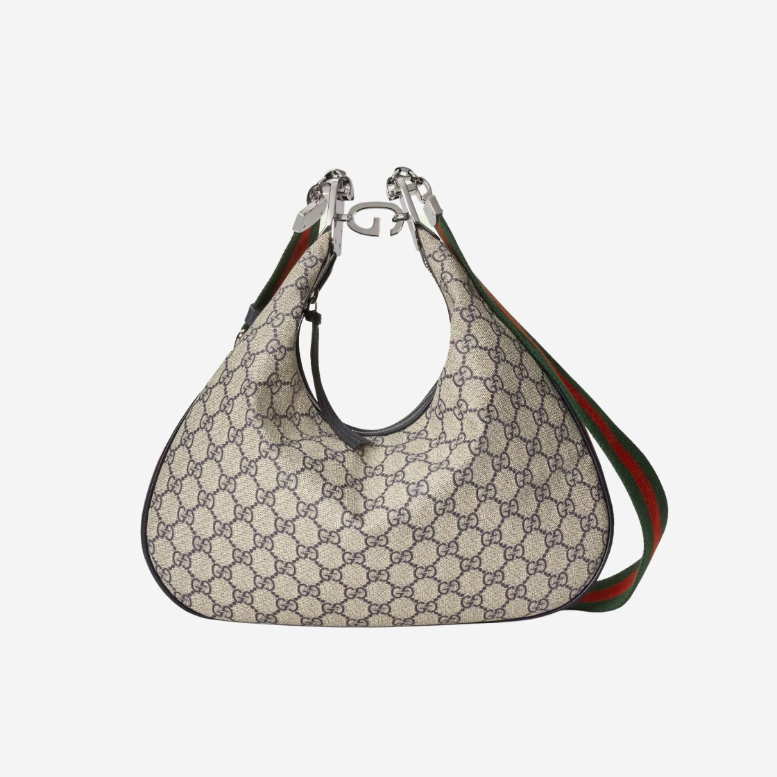 Gucci Attache Large Shoulder Bag Beige Blue Supreme 상세 이미지 1