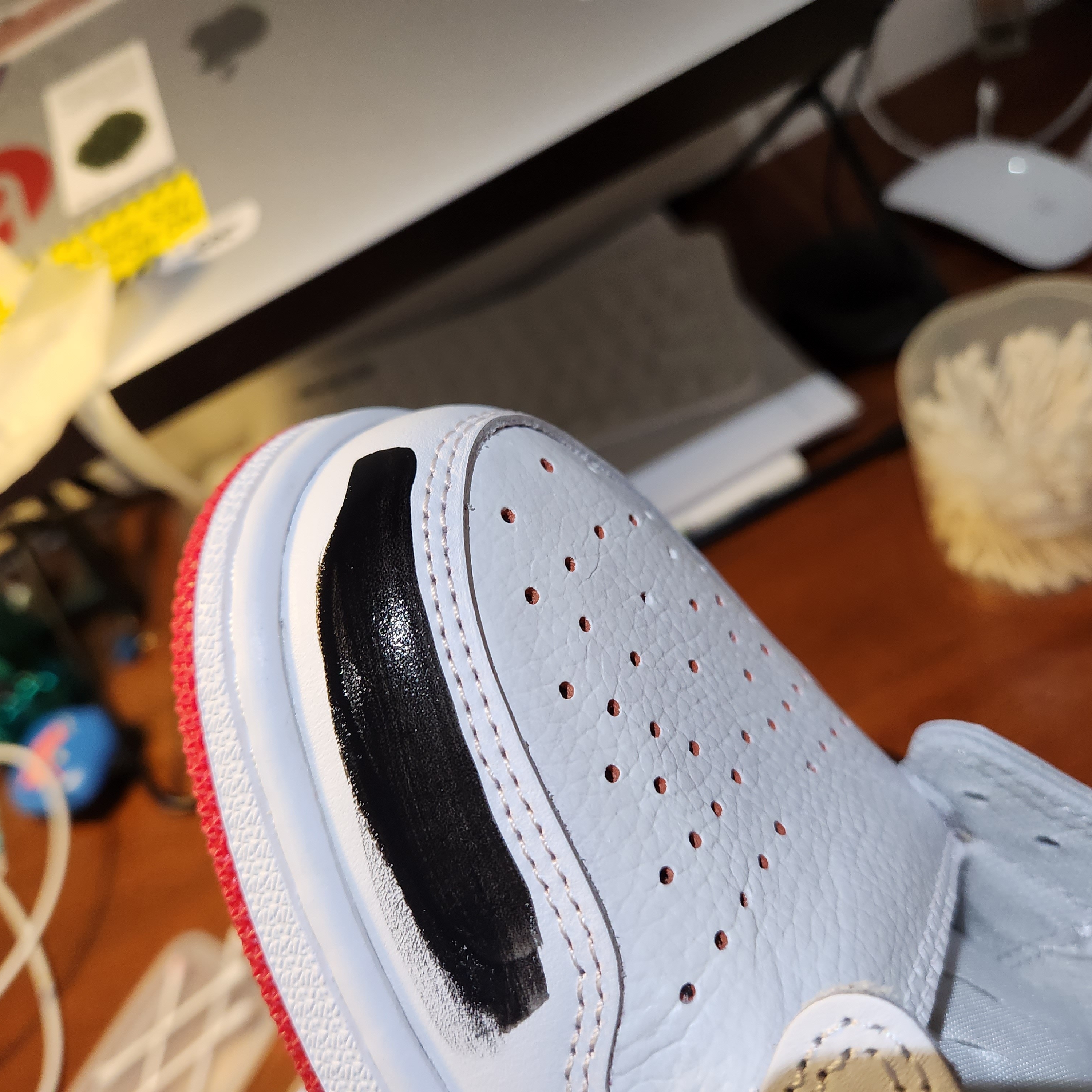 Jordan 1 Retro High OG Heritage, Jordan 1 Retro High OG Black Toe 2016 착용 스타일 - 2