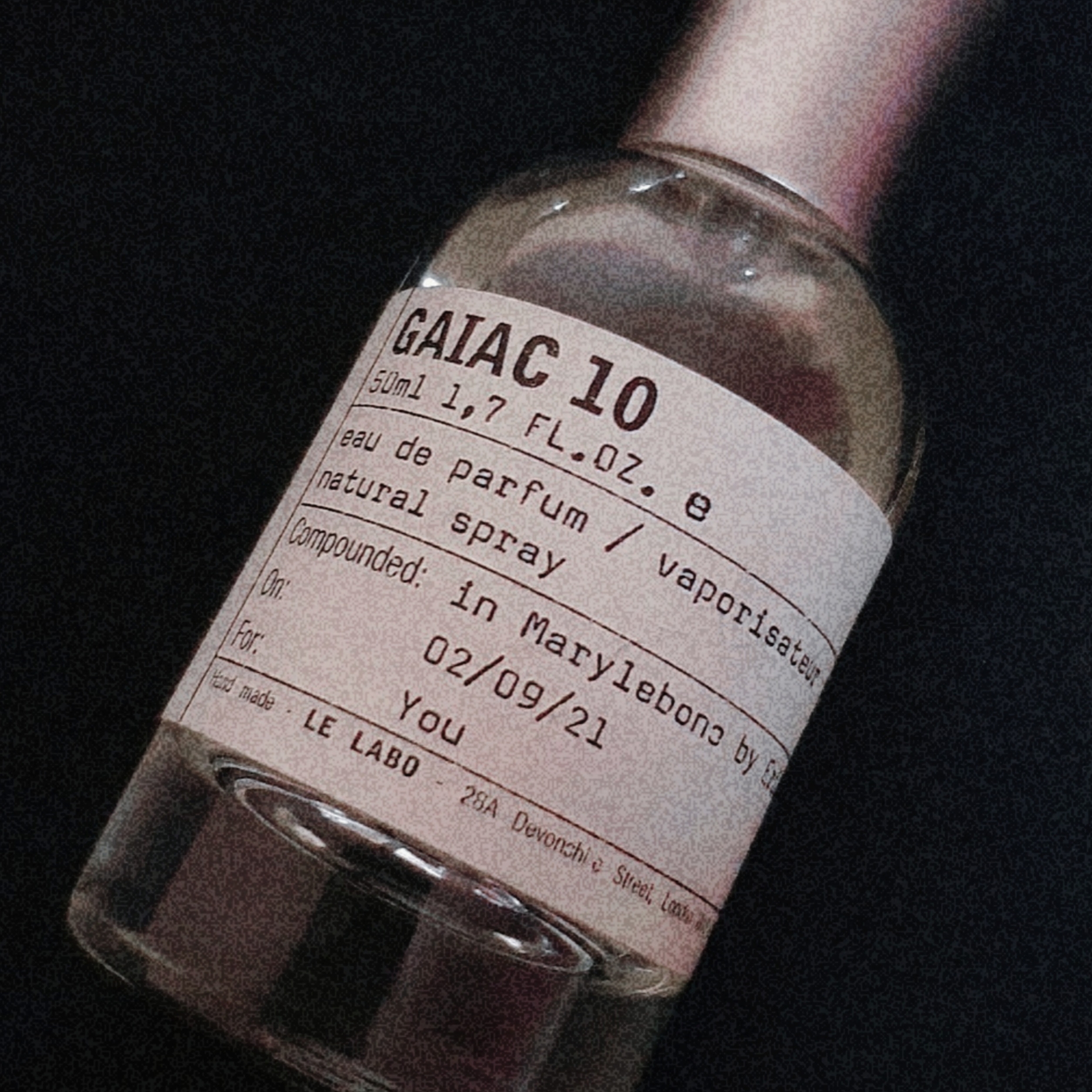 Le Labo Gaiac 10 Eau De Parfum 50ml 착용 스타일