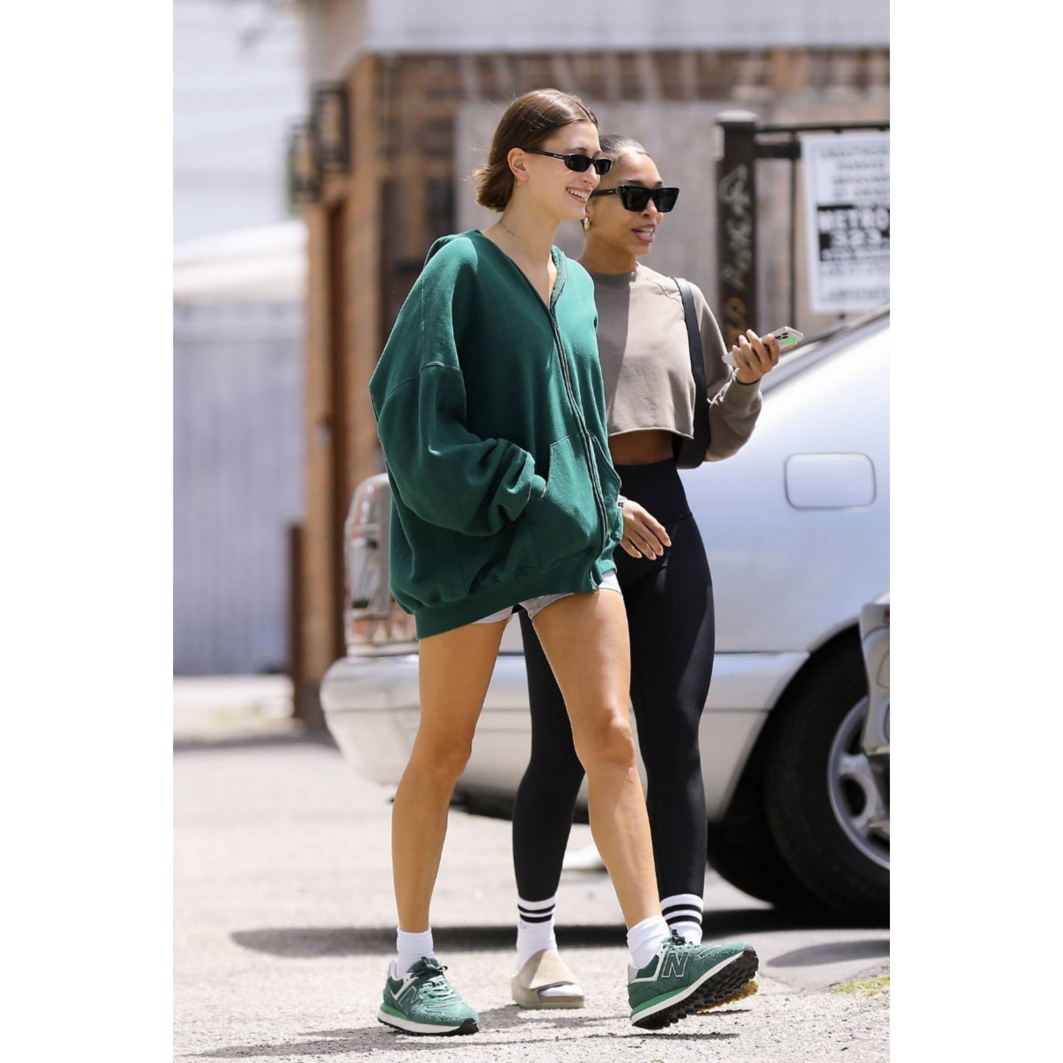 New Balance 574 Legacy Green 착용 스타일 - 2