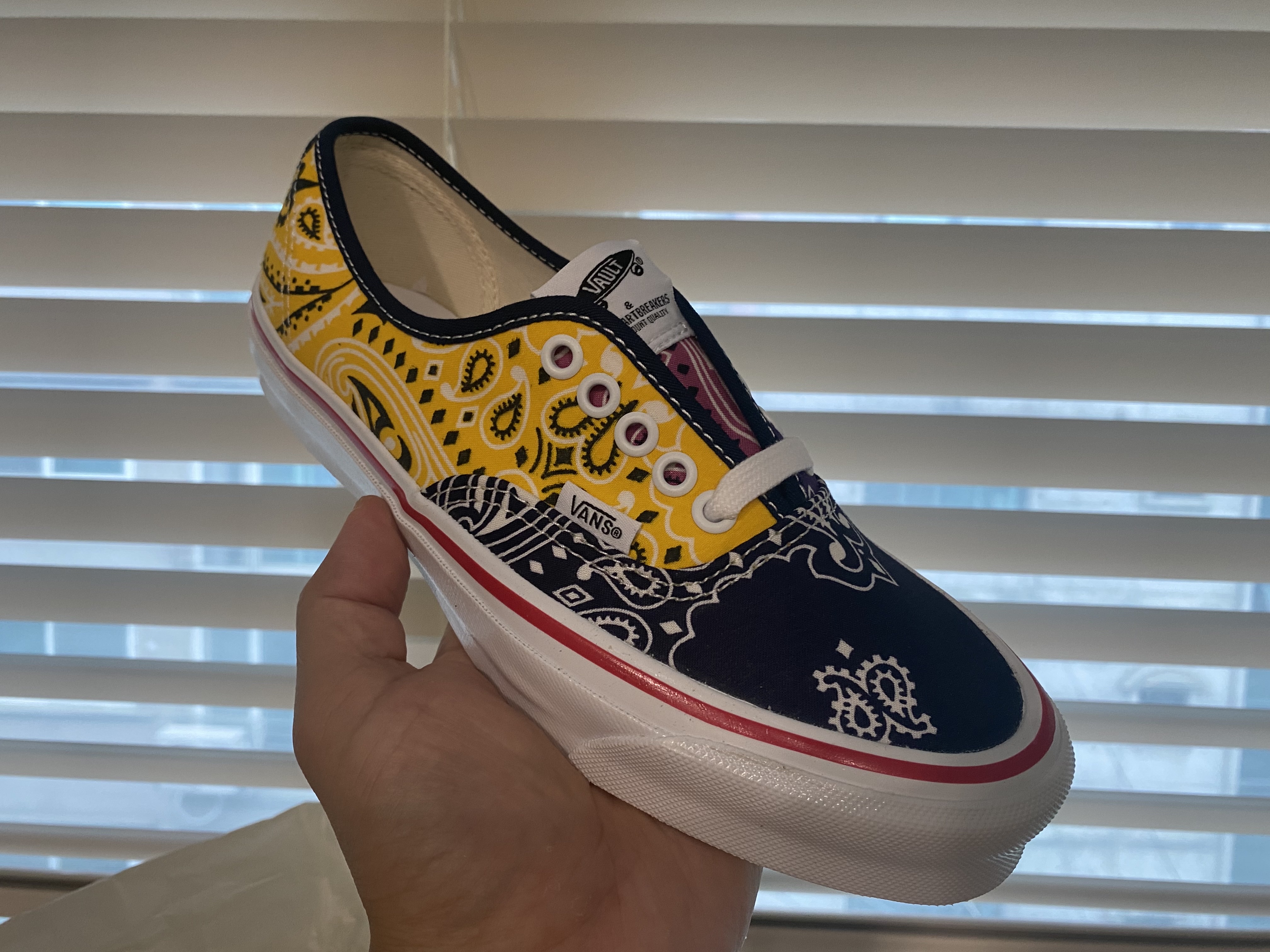 Vans Vault x Bedwin & The Heartbreakers OG Authentic LX Multi-Color-Yellow 착용 스타일