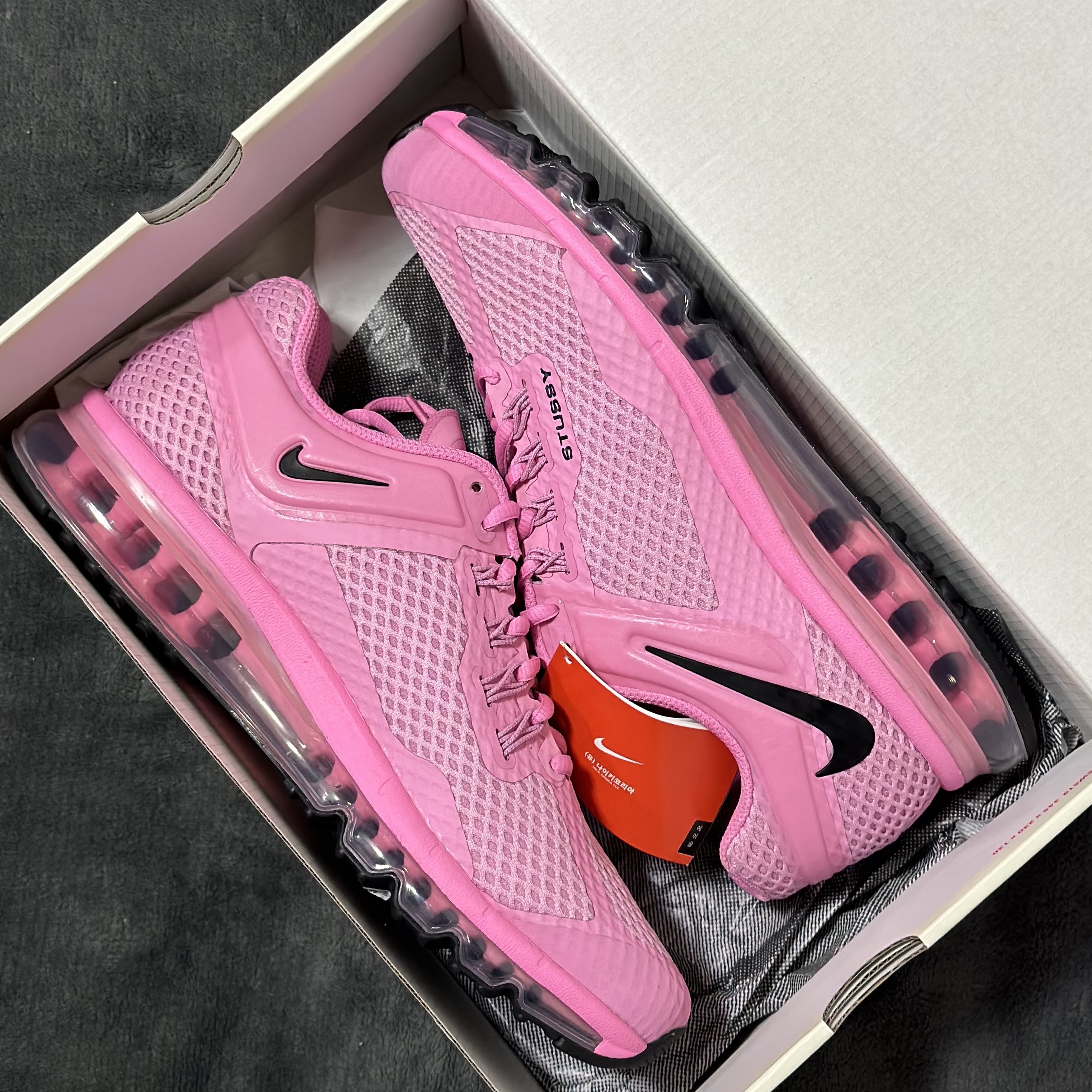 Nike x Stussy Air Max 2013 Psychic Pink 착용 스타일