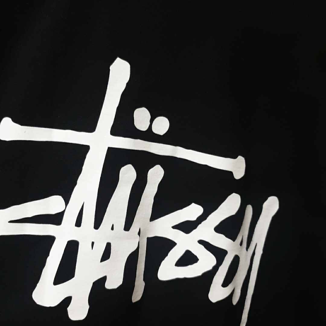Stussy Basic Stussy T-Shirt Black 2022 착용 스타일