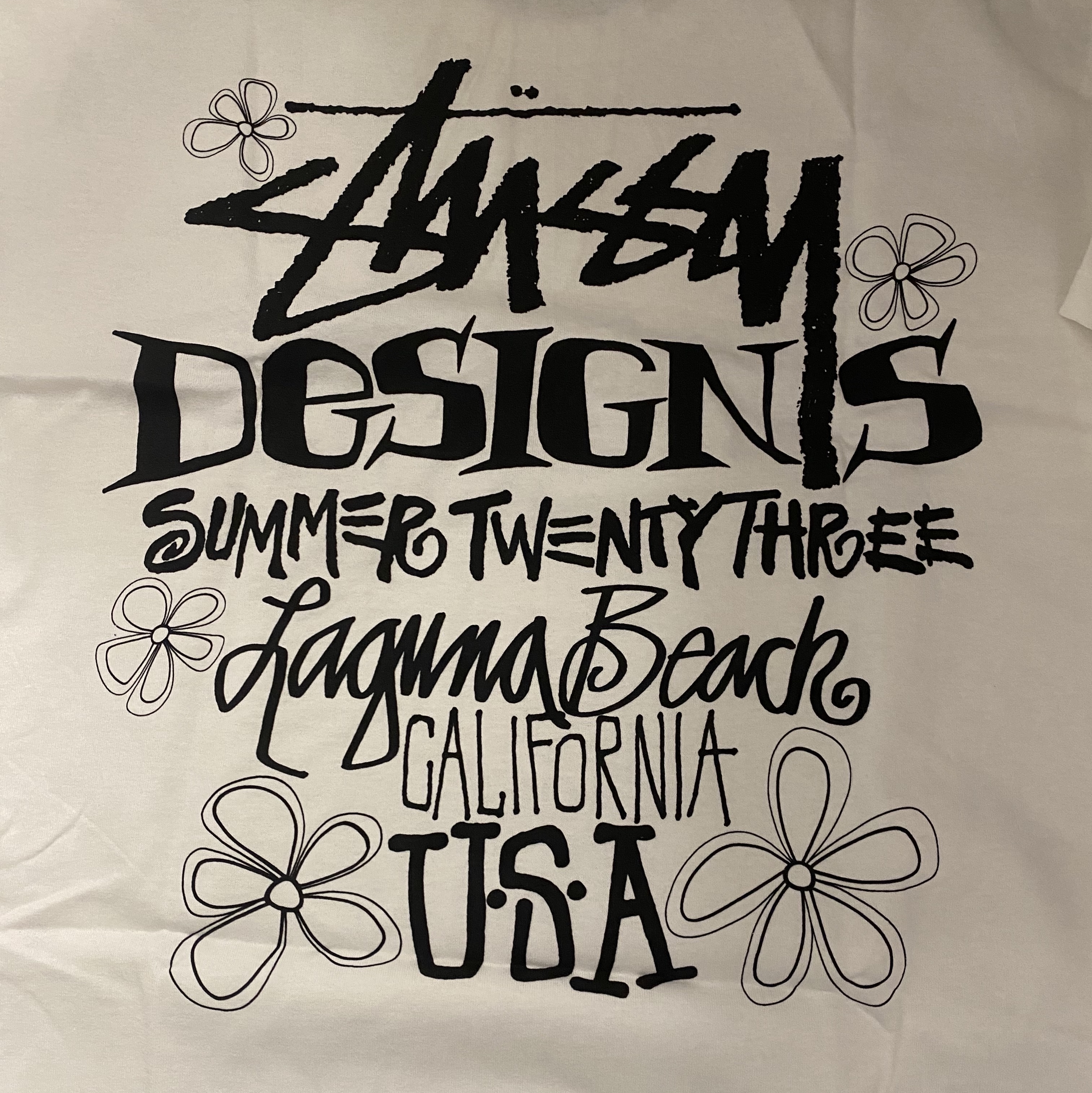 Stussy Summer LB T-Shirt White 착용 스타일