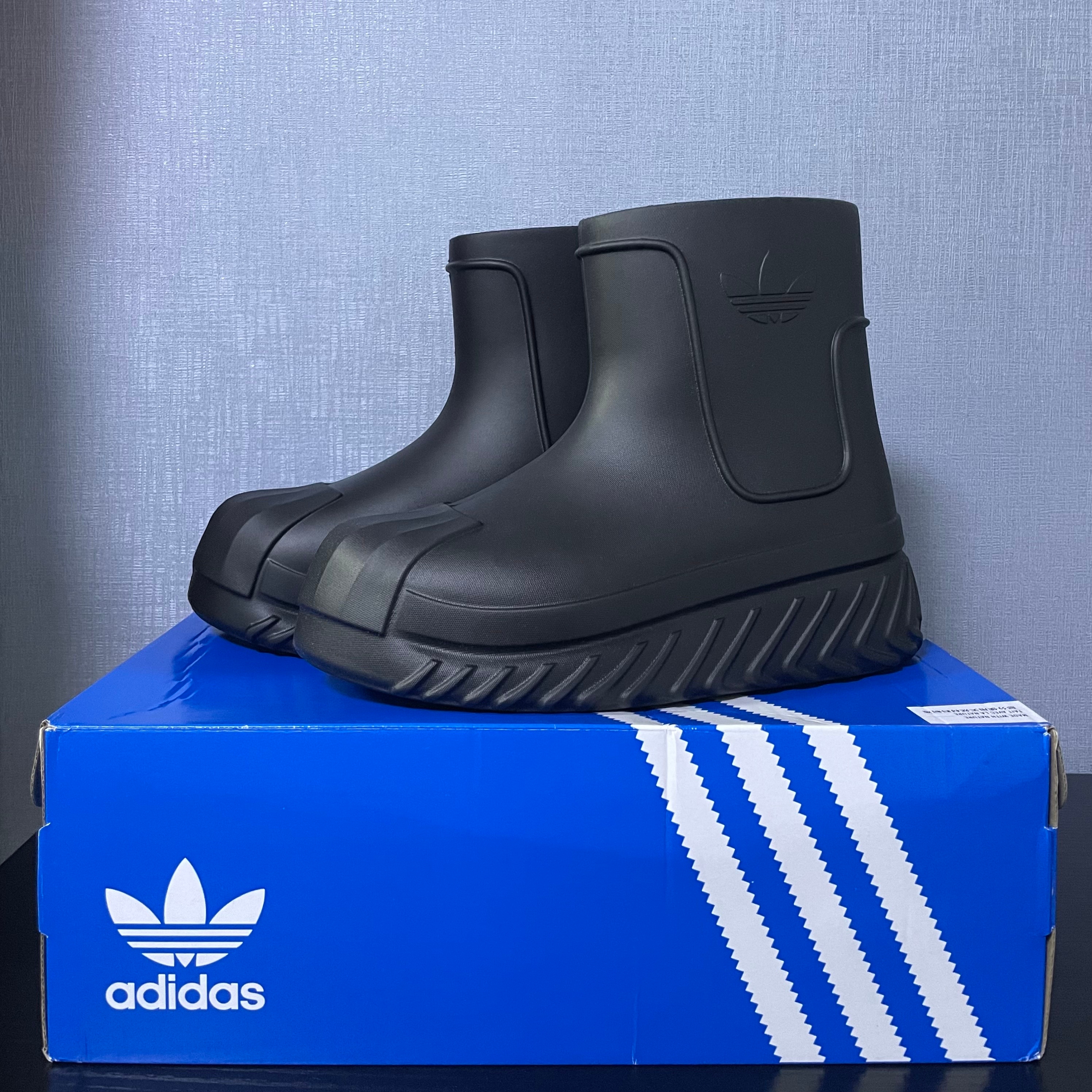 (W) Adidas Adifom Superstar Boot Black 착용 스타일