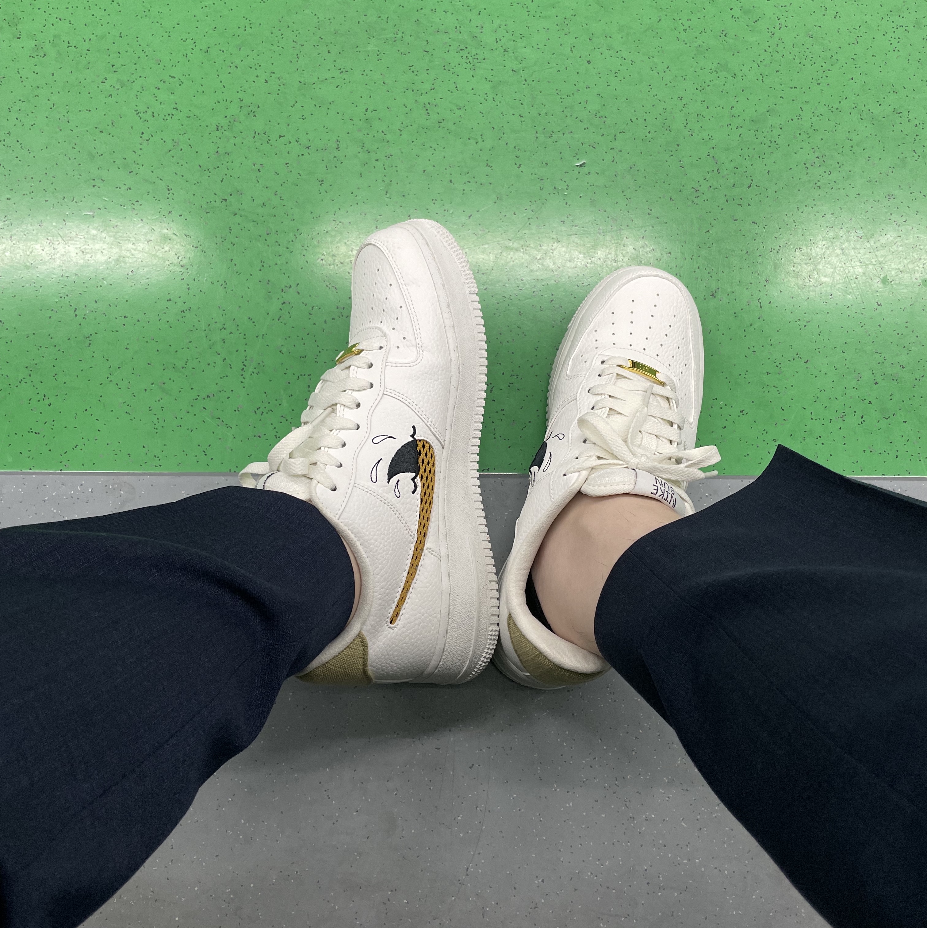 Nike Air Force 1 '07 LV8 Next Nature Sun CLub 착용 스타일