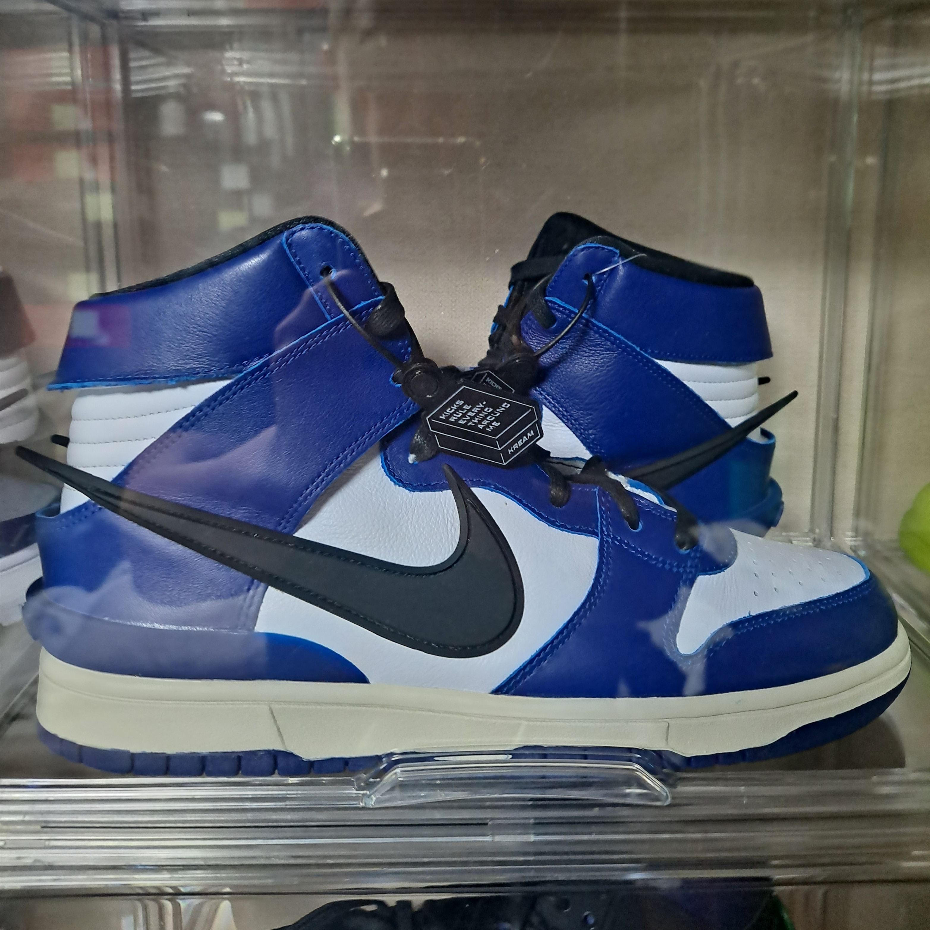 Nike x Ambush Dunk High Deep Royal Blue 착용 스타일