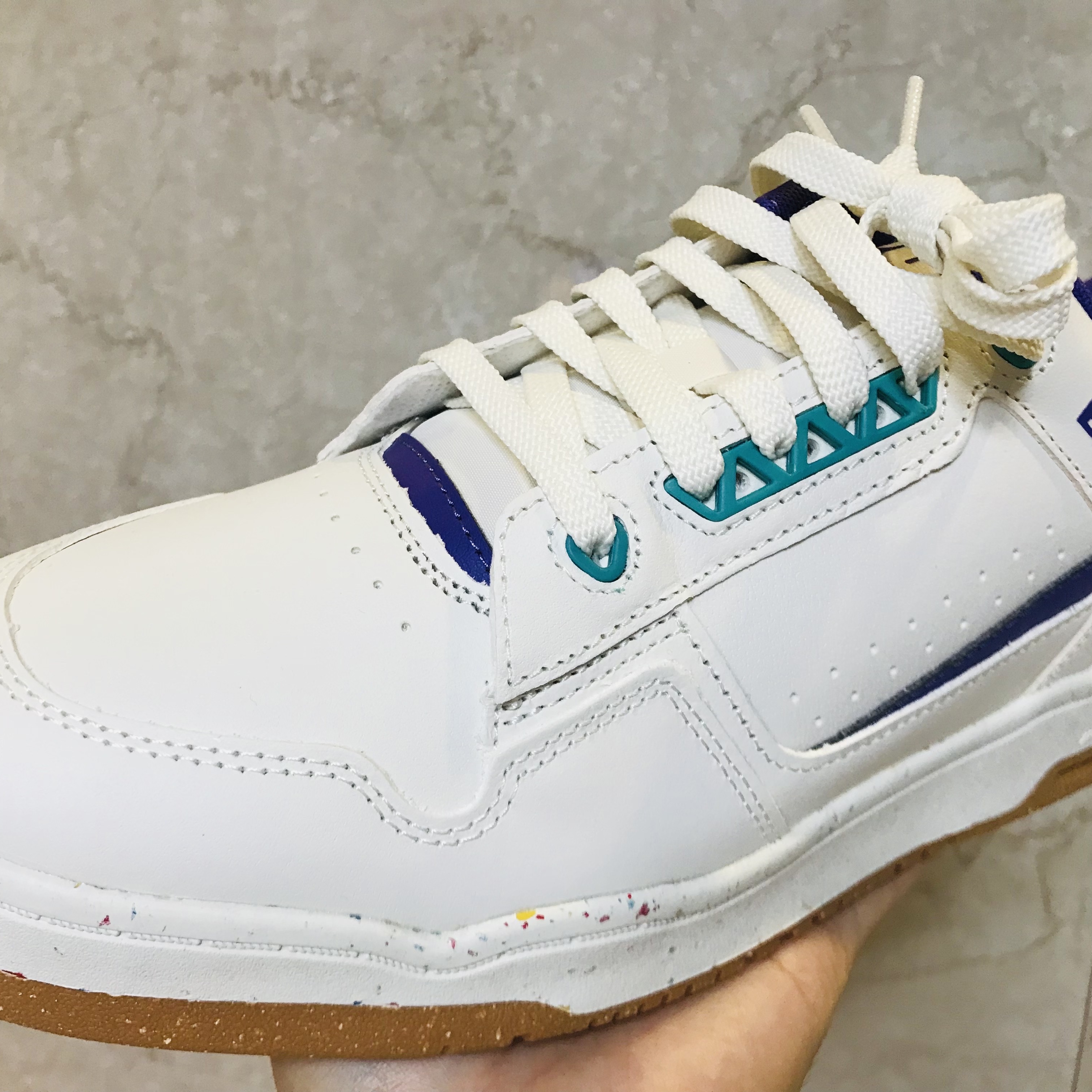 Puma x Butter Goods Slipstream Low Leather Whisper White 착용 스타일