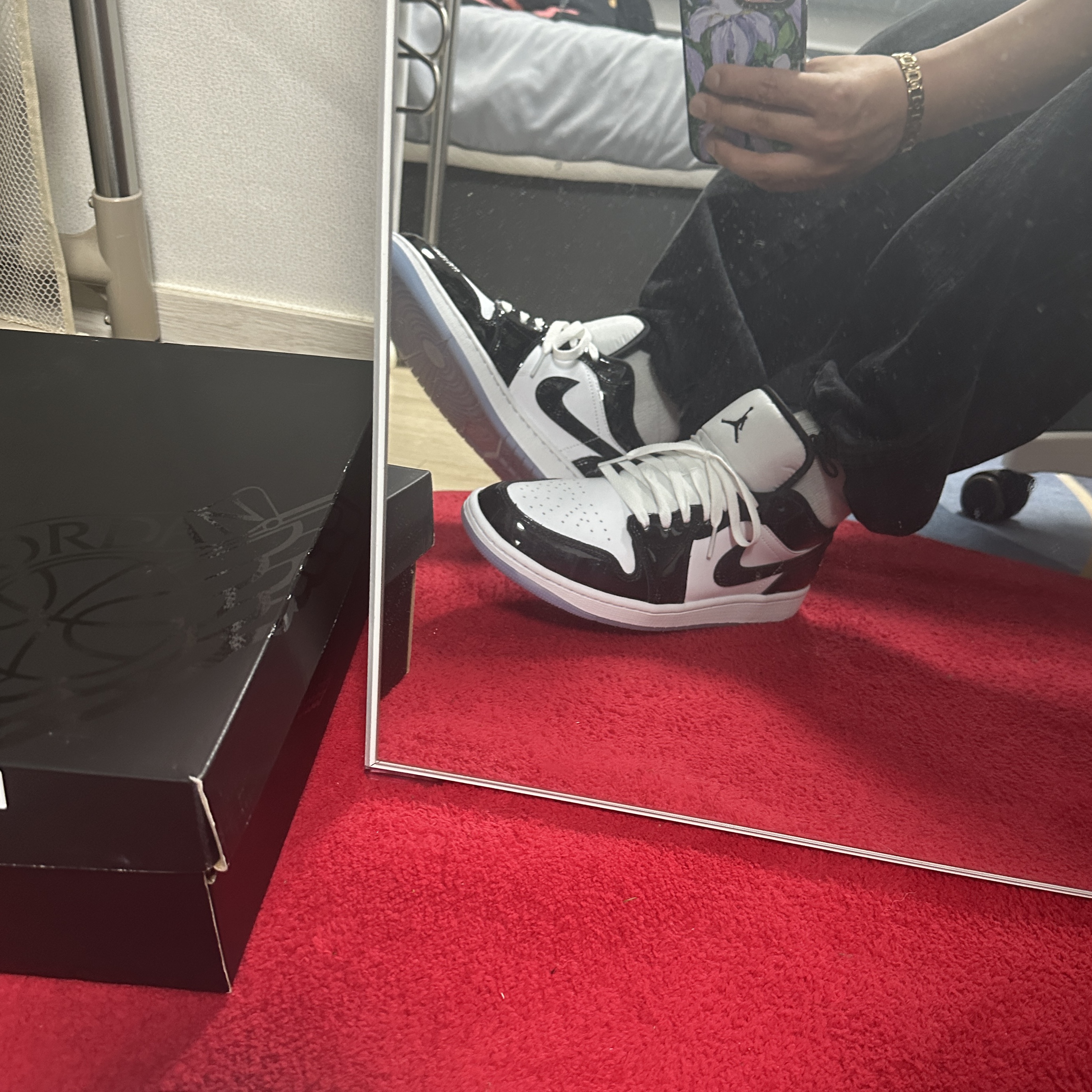 Jordan 1 Low SE Concord 착용 스타일