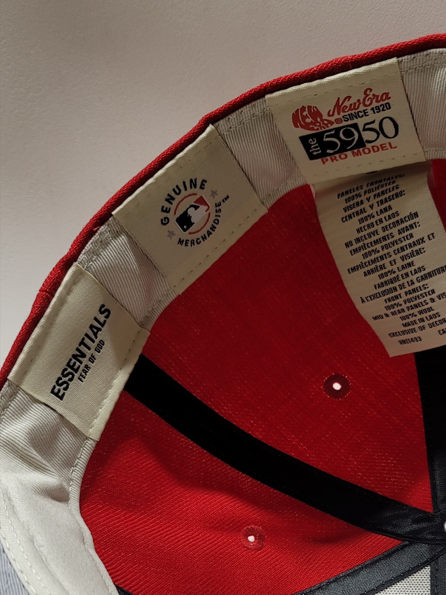 New Era x Fear of God 59FIFTY Montreal Expos Cap Multi 착용 스타일 - 3