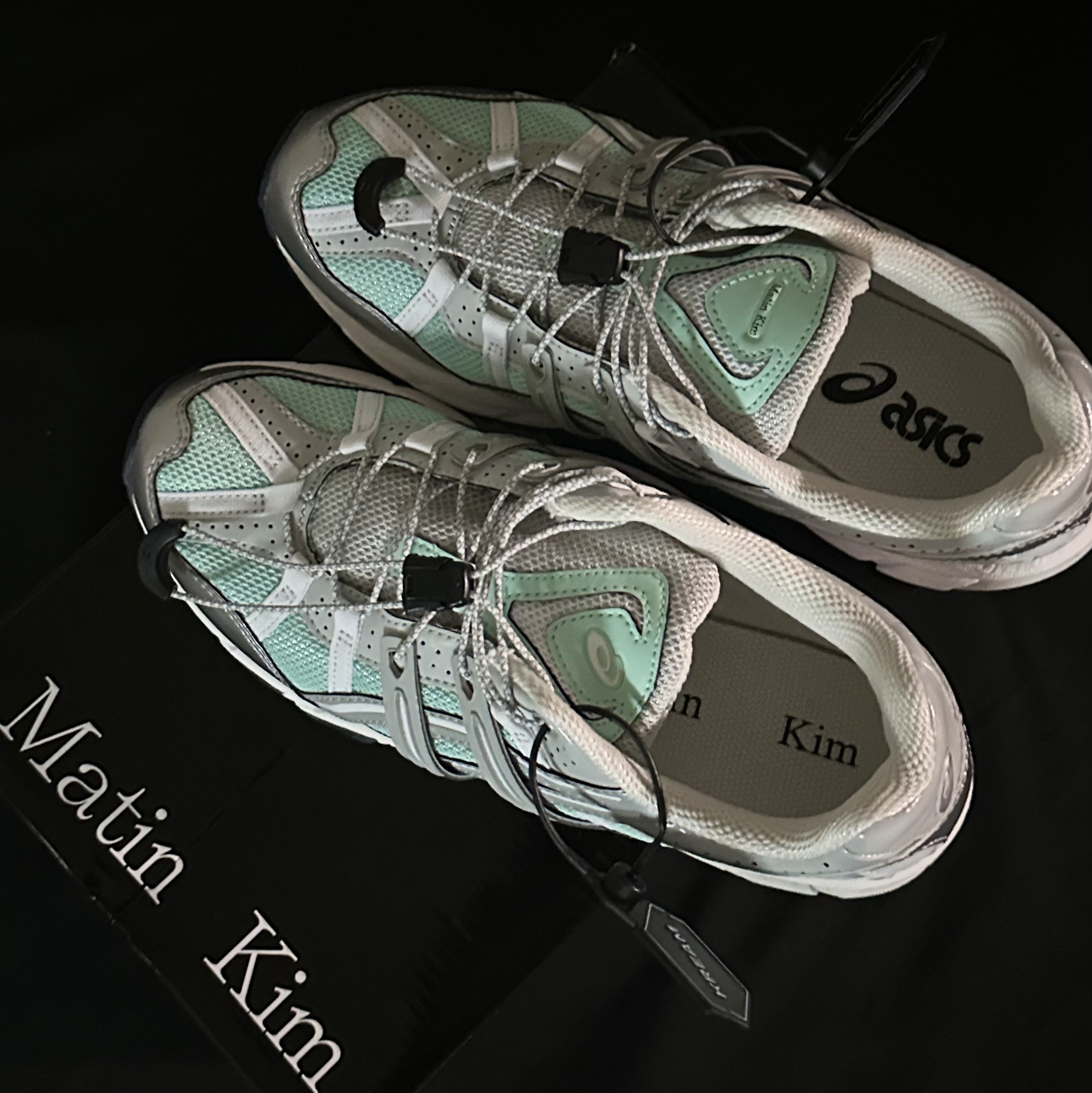 (W) Asics x Matin Kim Gel-Sonoma 15-50 Oasis Green Pure Silver 착용 스타일