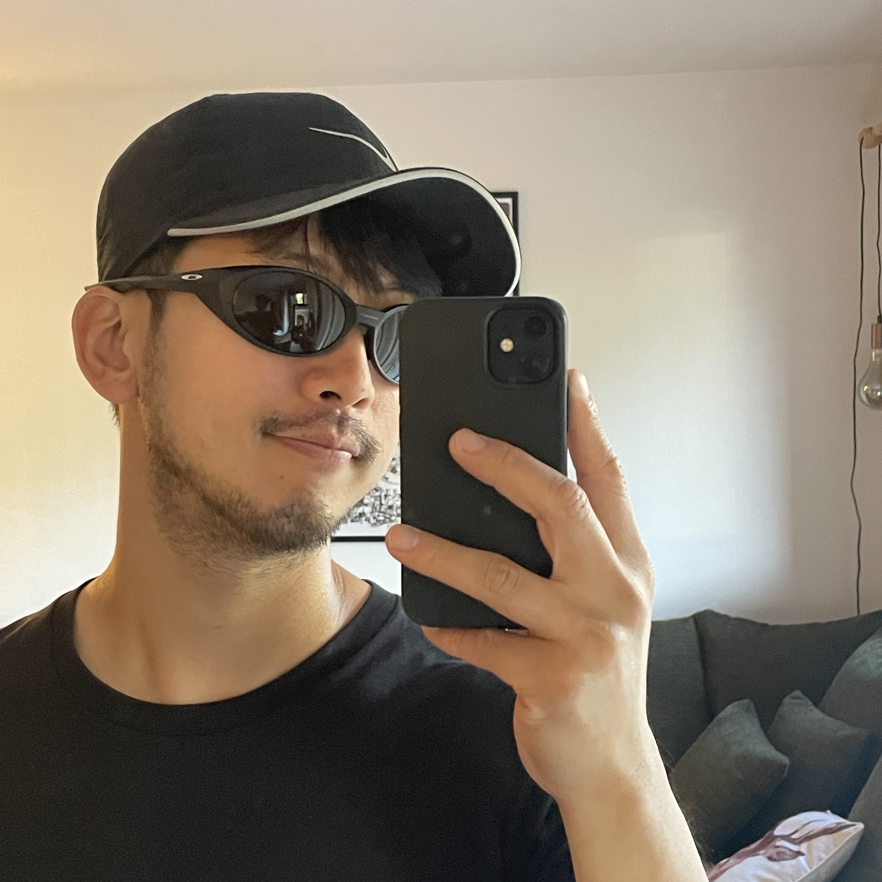 Oakley Eye Jacket Redux Matte Black Frame Prizm Grey Lenses High Bridge Fit 착용 스타일