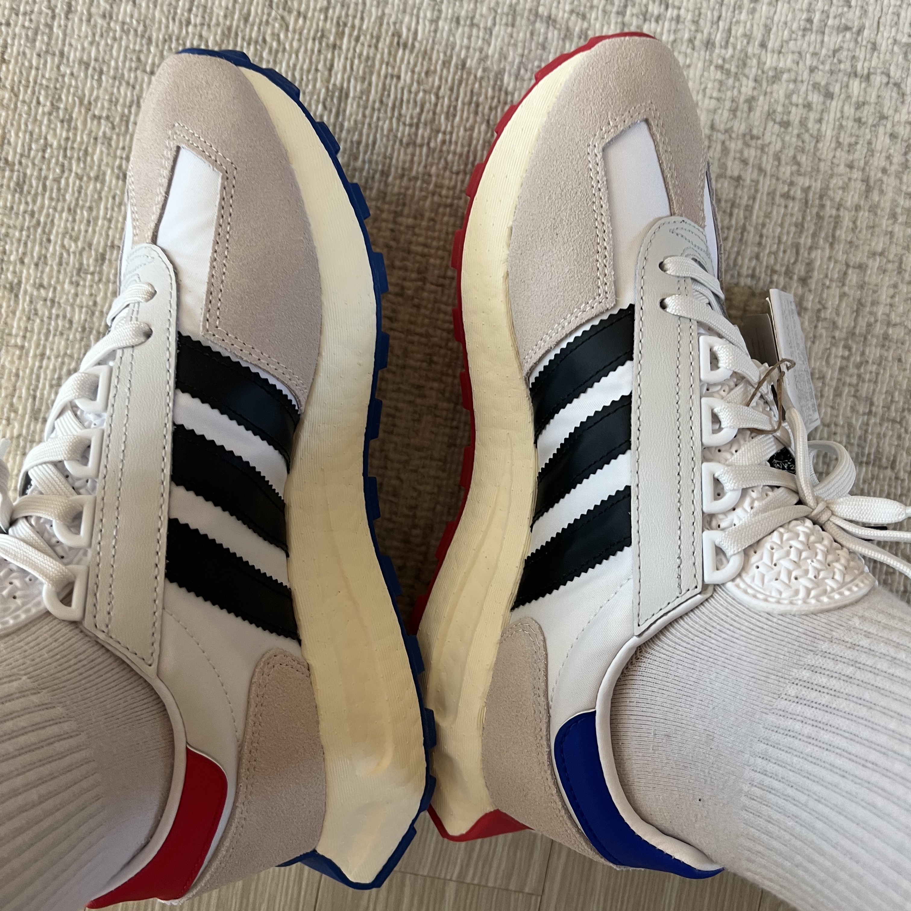 Adidas Retropy E5 White 착용 스타일 - 1