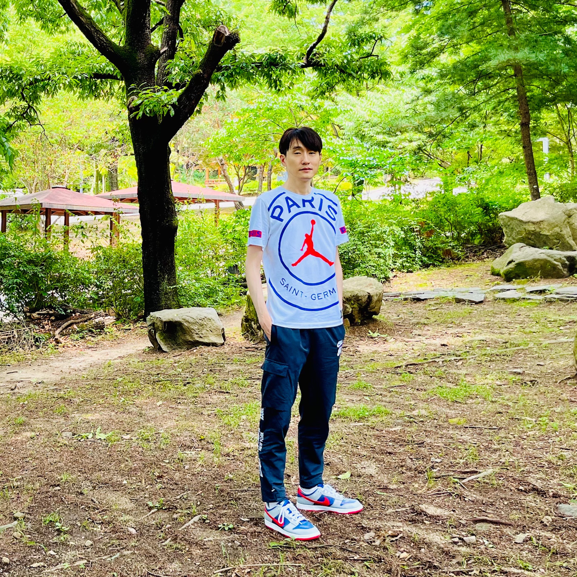 Nike NSW World Tour Woven Joggers Black - Asia, Nike Dunk Low SP Samba 2020 착용 스타일