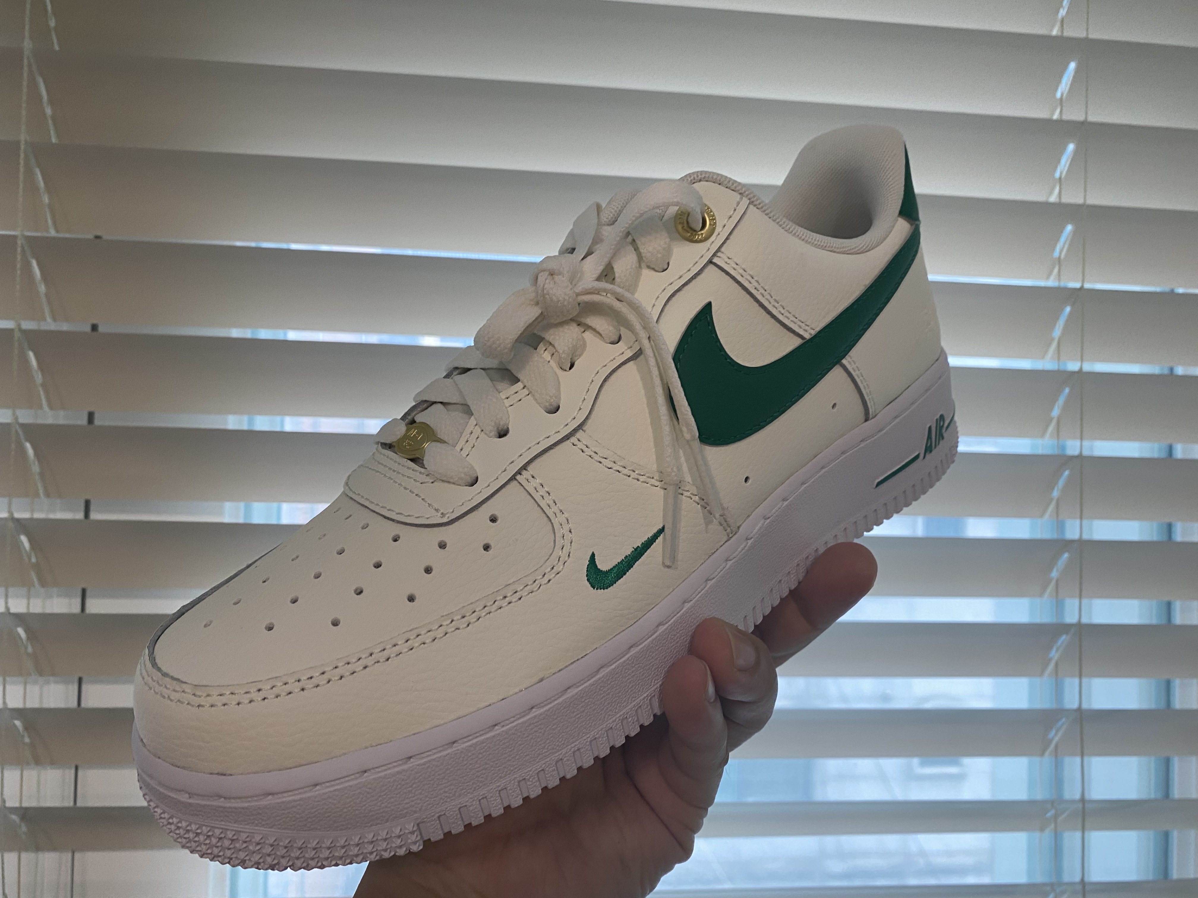 Nike Air Force 1 '07 LV8 40th Anniversary Join Forces Sail Malachite 착용 스타일