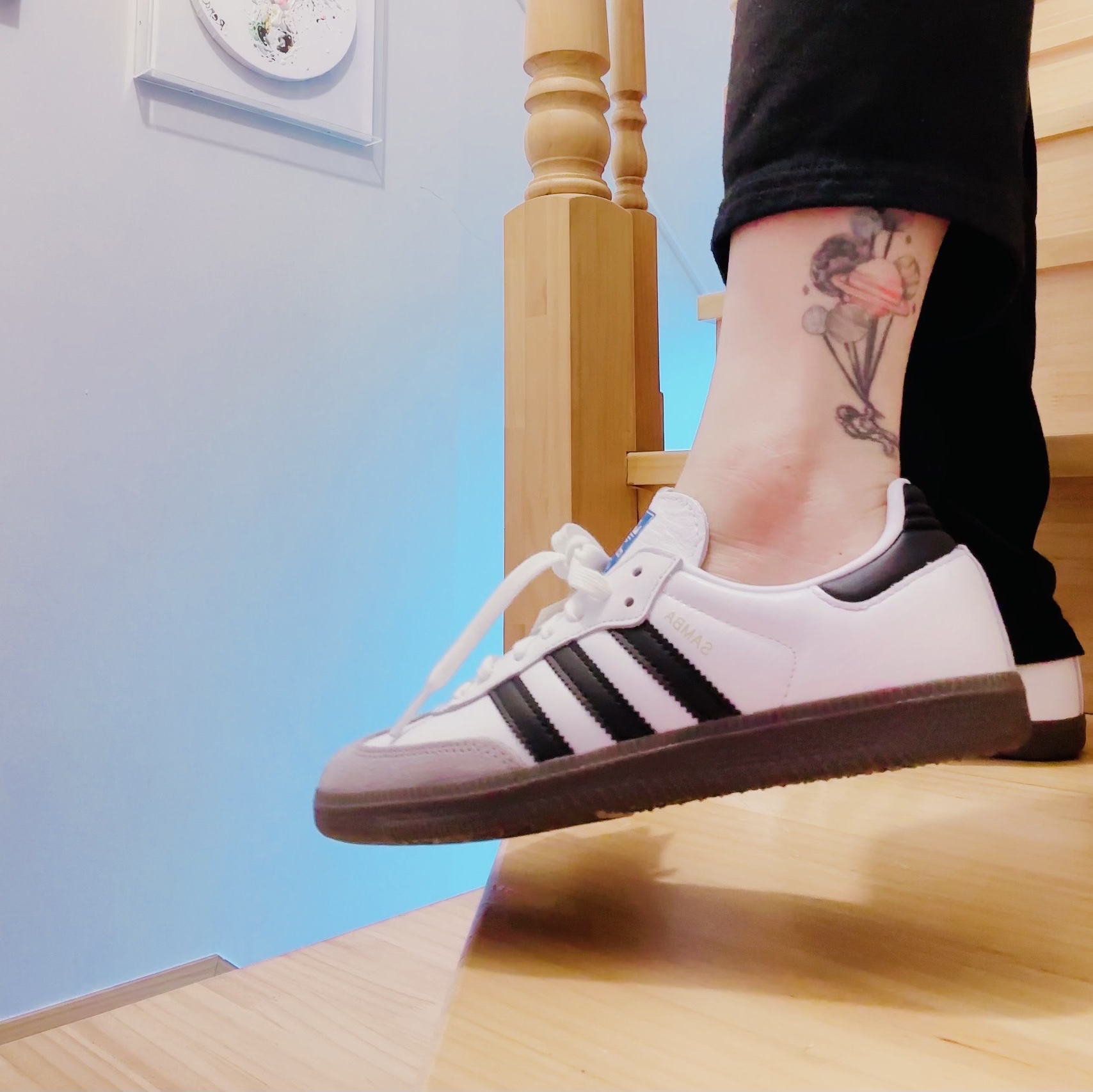 Adidas Samba OG Cloud White 착용 스타일