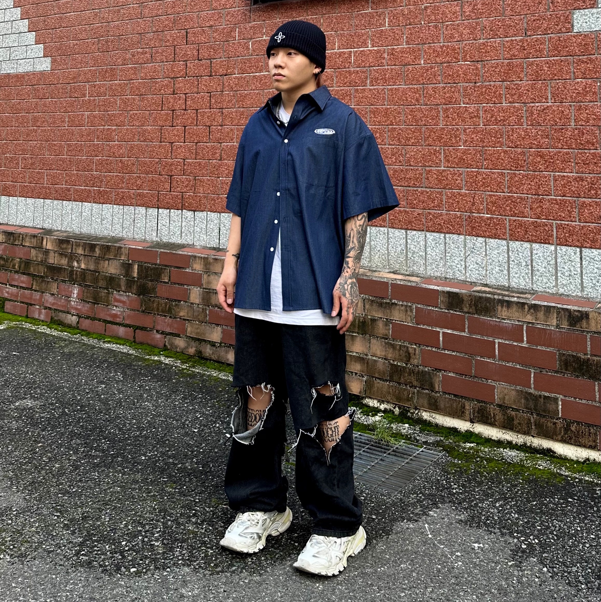 Balenciaga Track.2 Sneakers White 착용 스타일 - 3