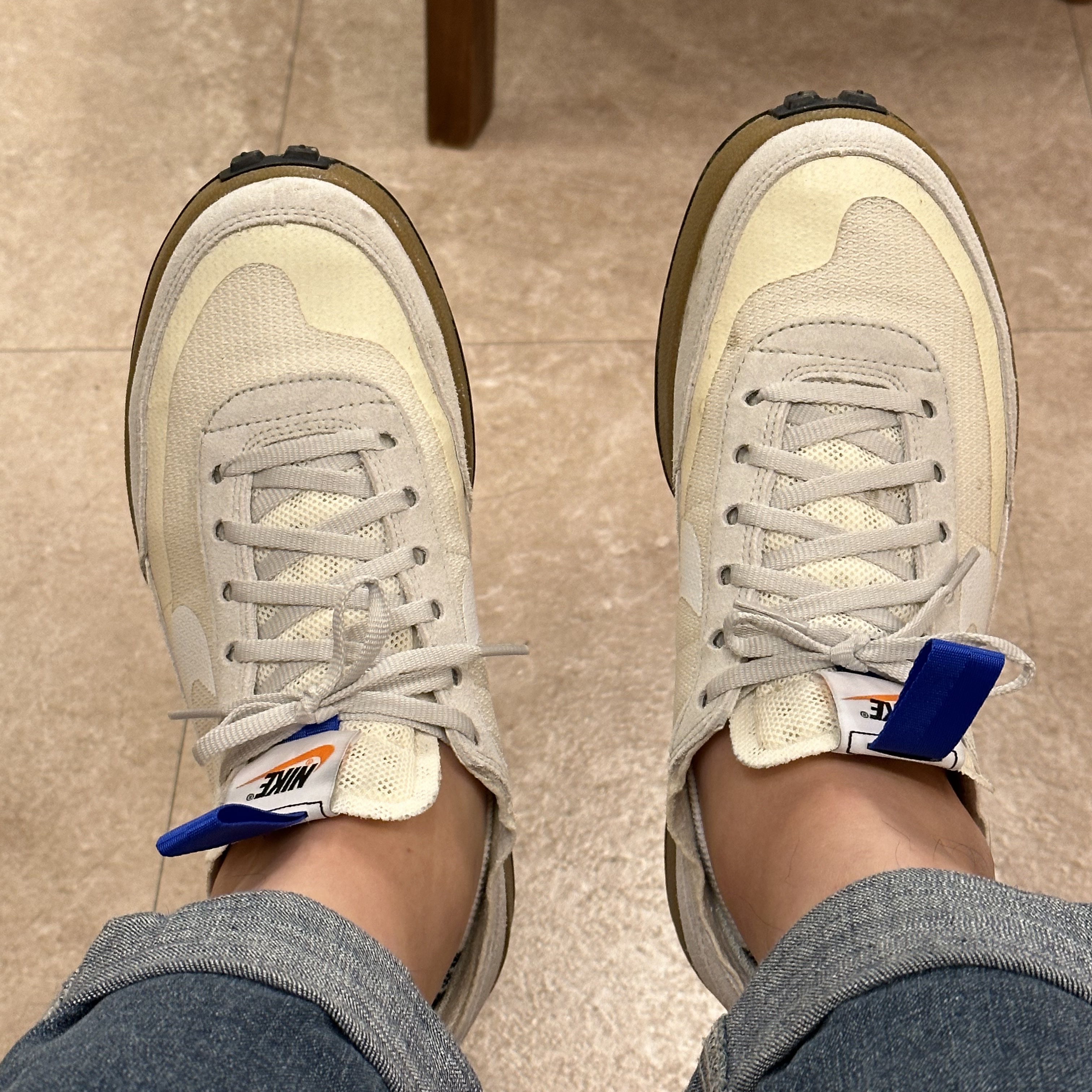 Nike x Tom Sachs General Purpose Shoe Light Cream 착용 스타일