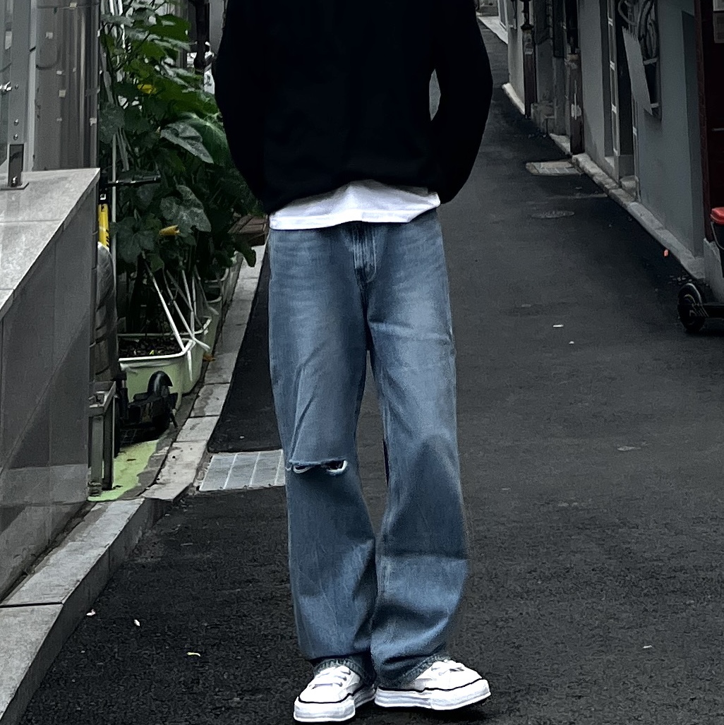 Maison Mihara Yasuhiro Peterson OG Sole Canvas Low Sneakers White 착용 스타일